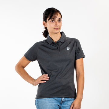 Dynamic Polo Grey Women's - Sports Cartel
