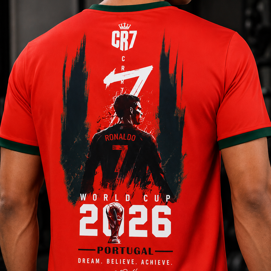 SC Portugal T-Shirt | Portugal Football Dry-Fit Jersey