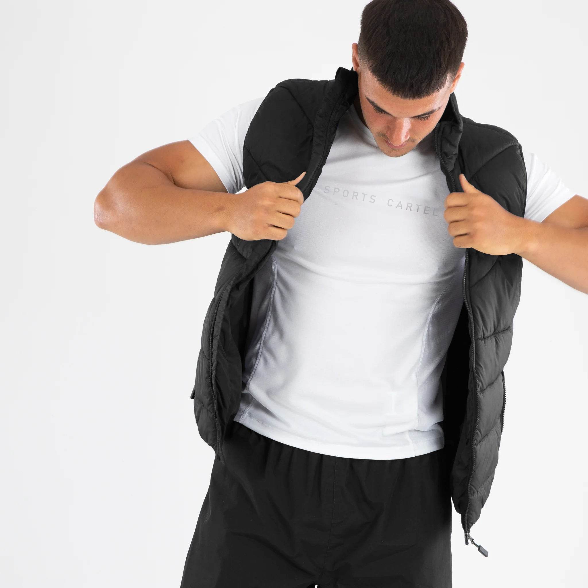 Sleeveless Quilted Zipper - Sports Cartel