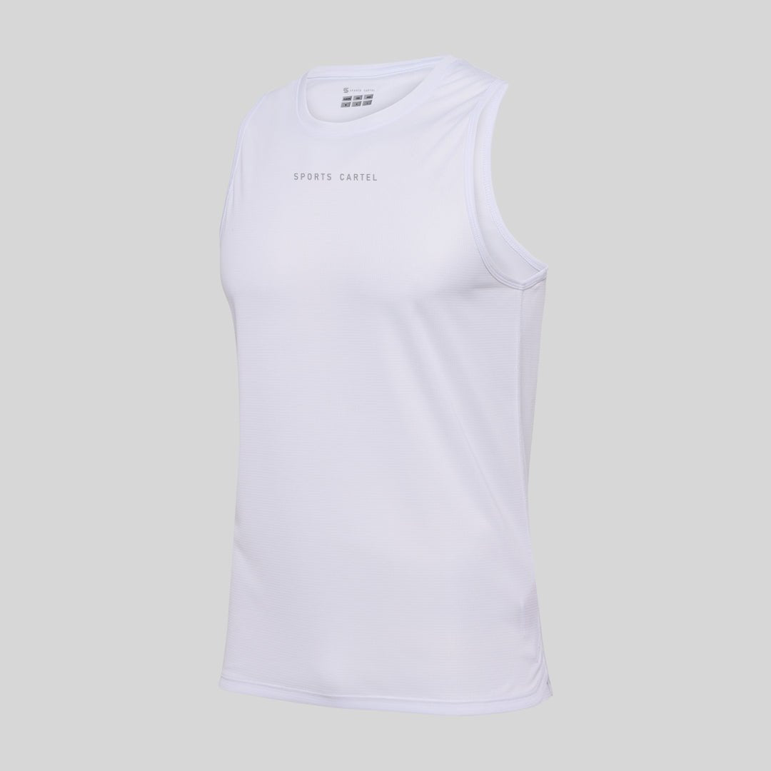 Sprint Tanktop White | Men's Singlet | Sports Cartel