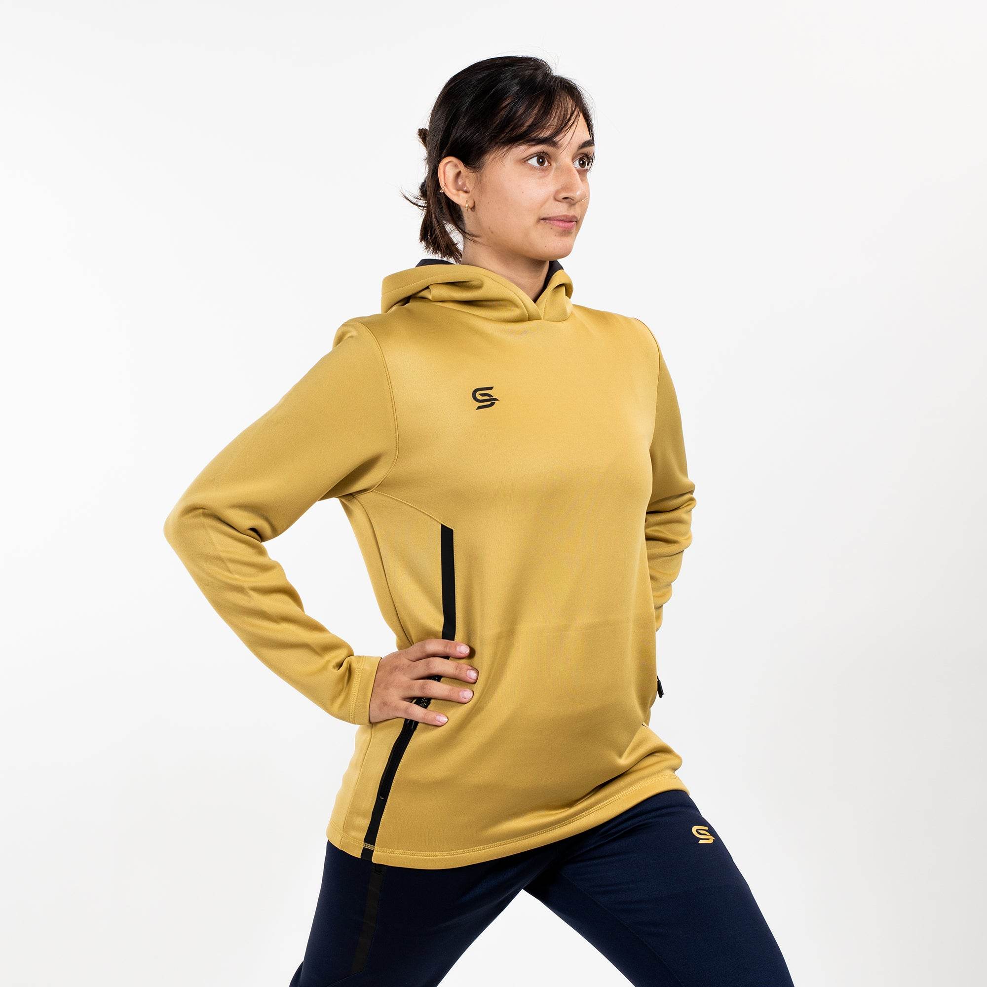 Relay Hoodie Gold - Womens - Sports Cartel