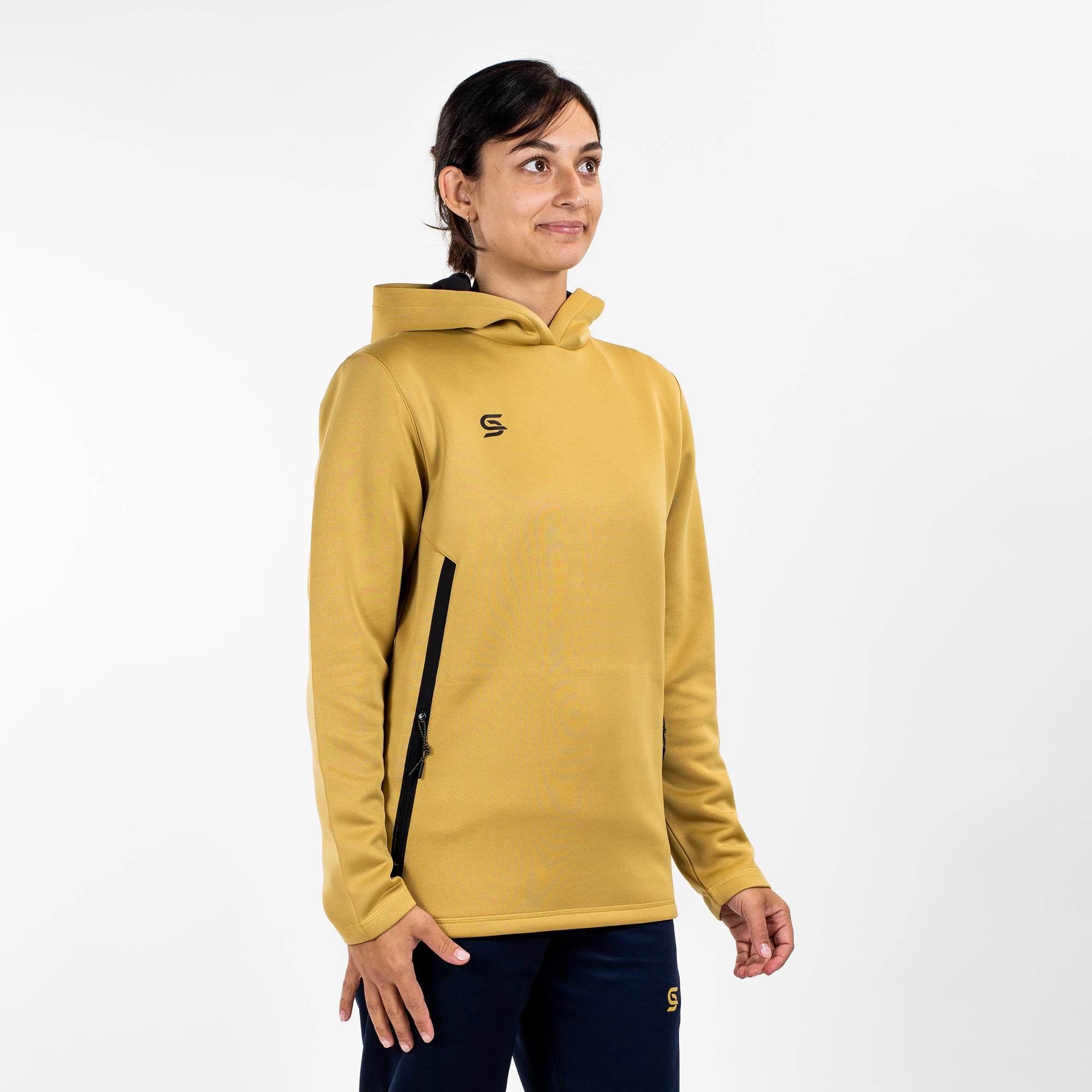 Relay Hoodie Gold - Womens - Sports Cartel
