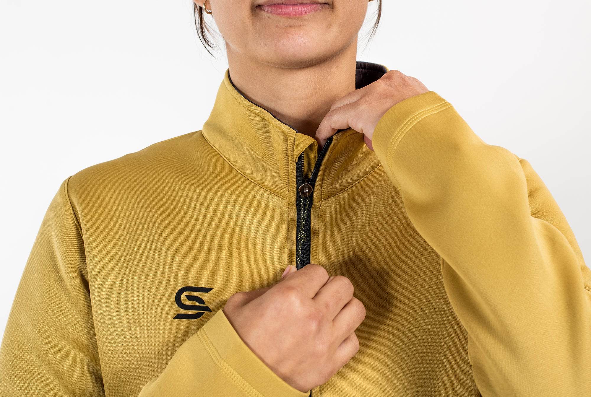 Relay Zipper Gold - Womens - Sports Cartel
