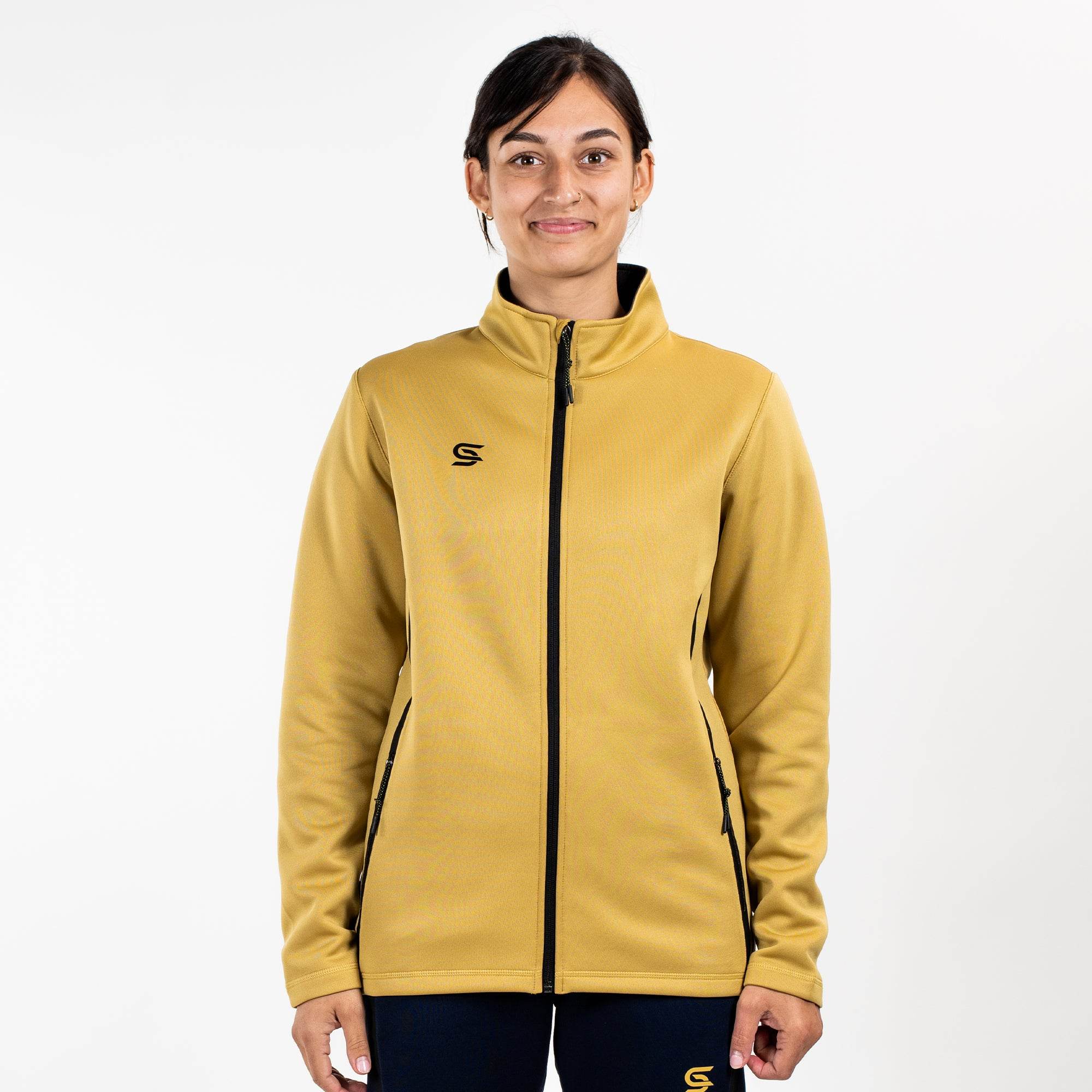 Relay Zipper Gold - Womens - Sports Cartel