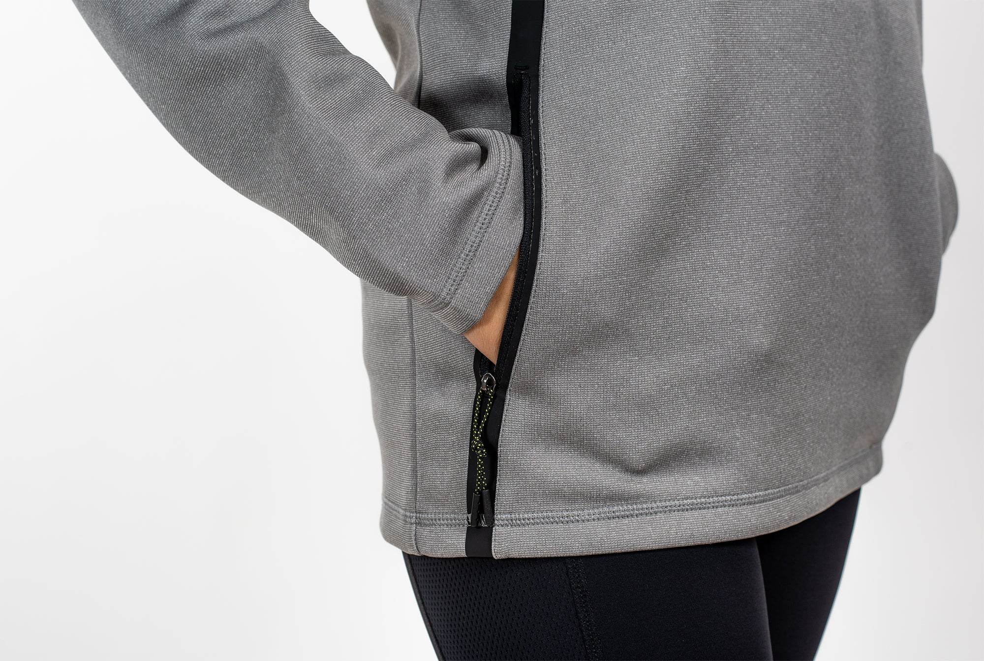 Relay Hoodie Grey - Womens - Sports Cartel