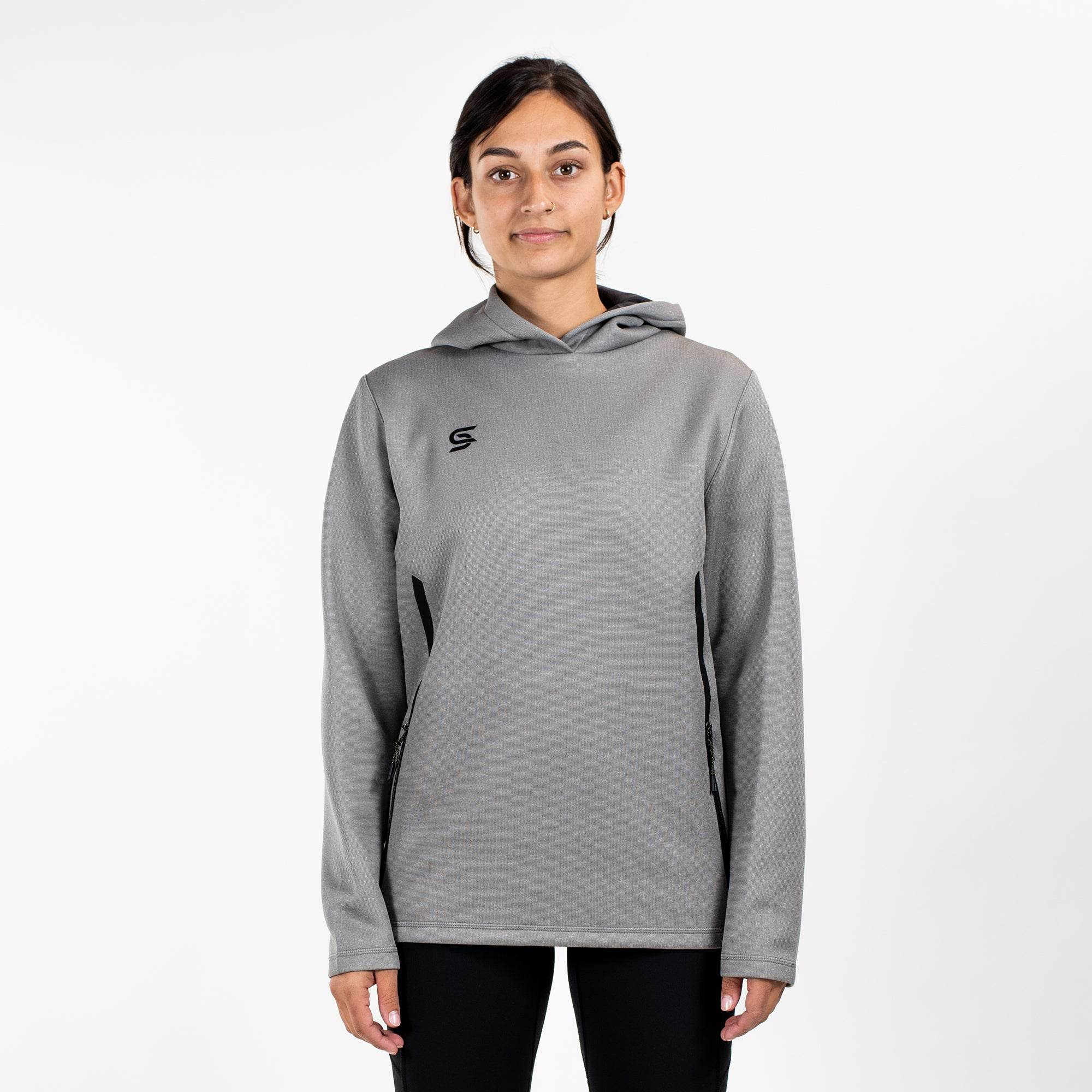 Relay Hoodie Grey - Womens - Sports Cartel