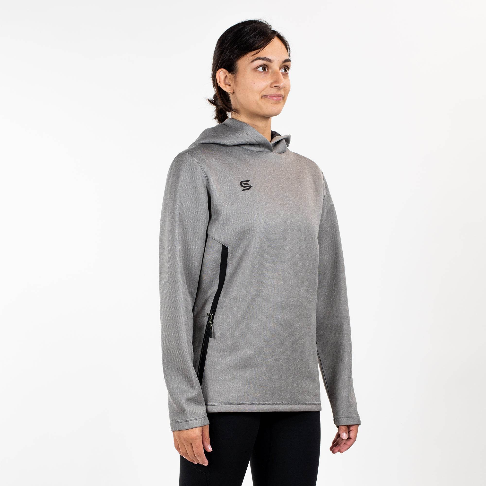 Relay Hoodie Grey - Womens - Sports Cartel