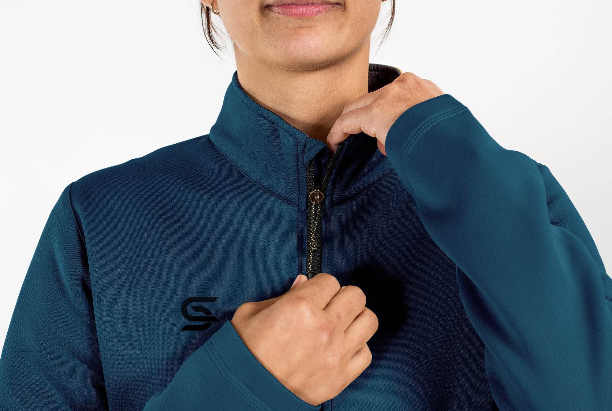 Relay Zipper Ocean Blue - Womens - Sports Cartel
