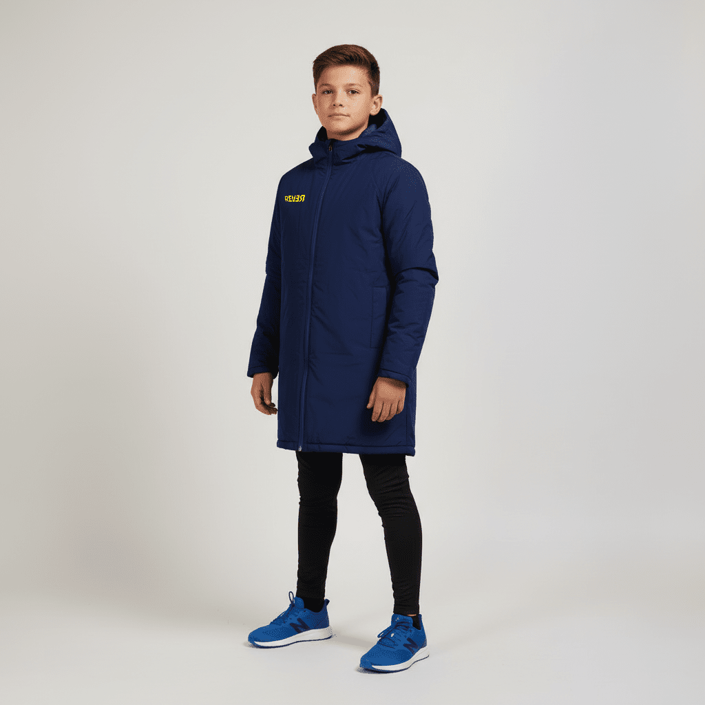 Junior Rever Long Coat - Sports Cartel