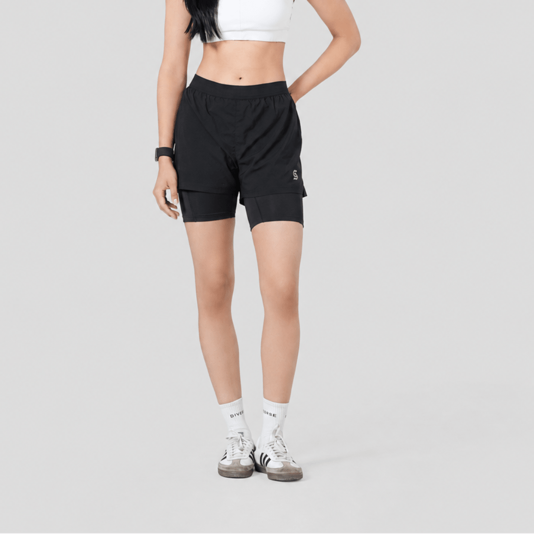 RelaxFit 2 in 1 Shorts Women's - Sports Cartel