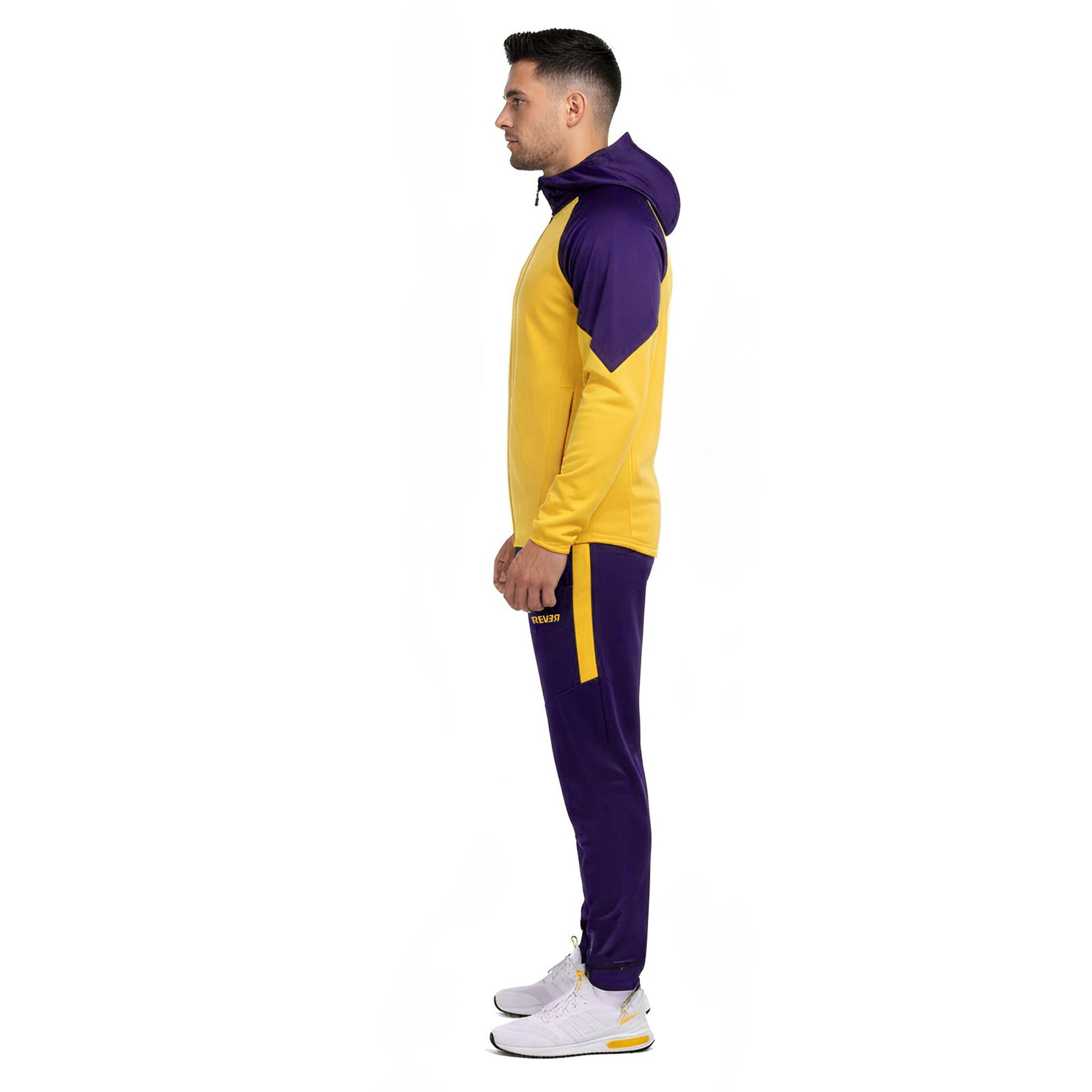 Rever Tracksuit With Zipper Hood - Sports Cartel