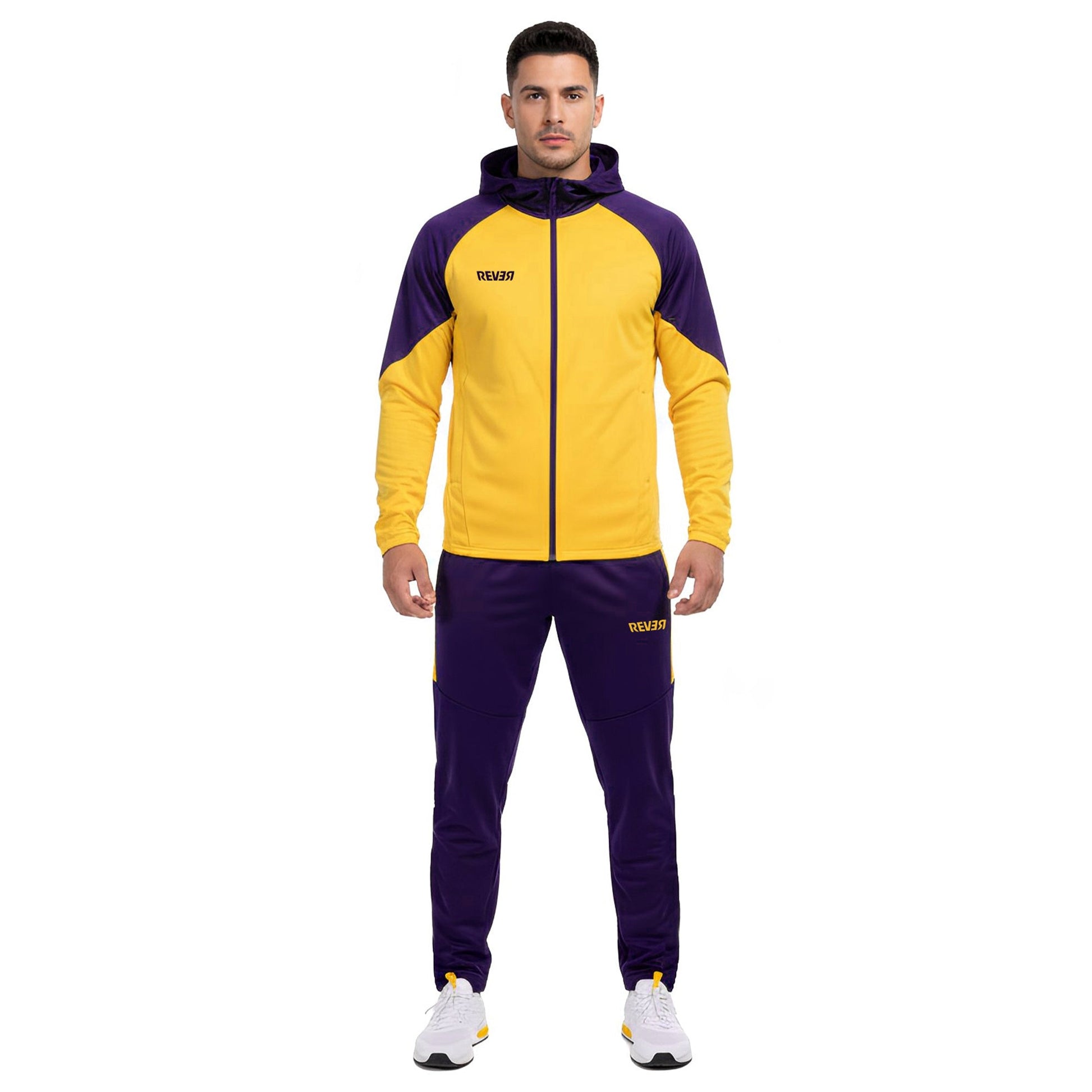 Rever Tracksuit With Zipper Hood - Sports Cartel