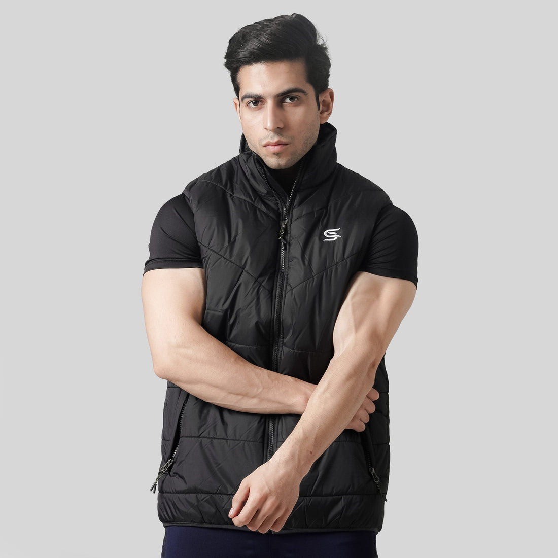 Sleeveless Quilted Zipper - Sports Cartel