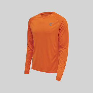 Power Running Tshirt Orange Men's - Sports Cartel