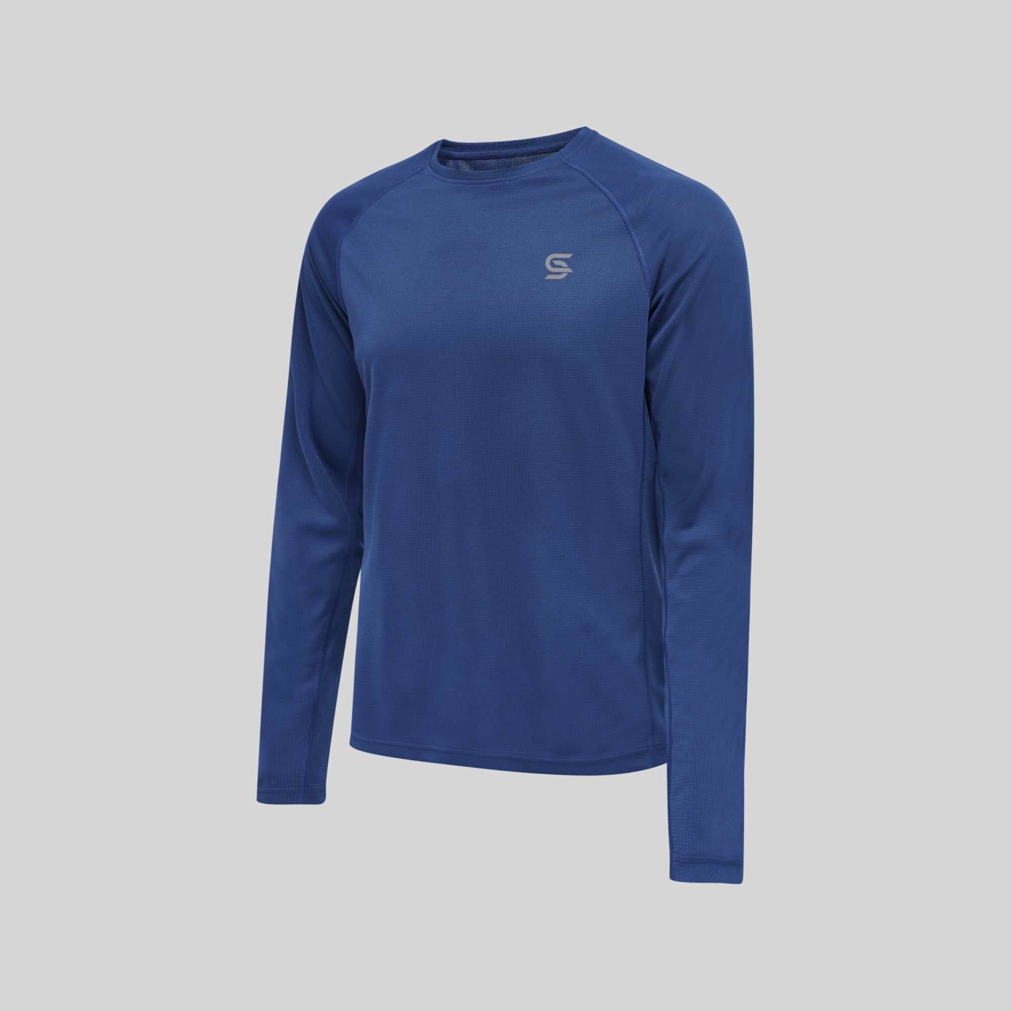 Power Running Tshirt Blue Men's - Sports Cartel
