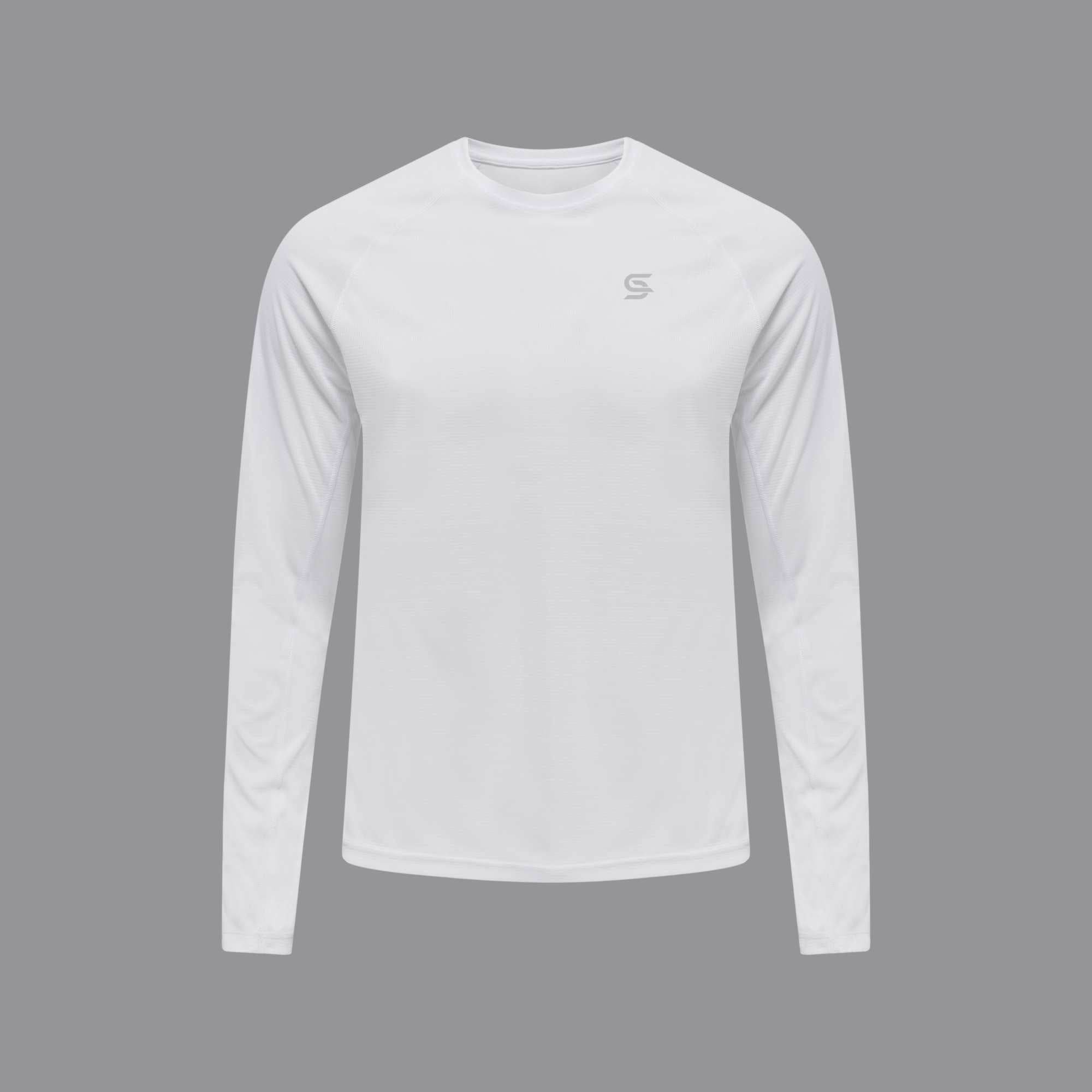 Power Running Tshirt White Men's - Sports Cartel