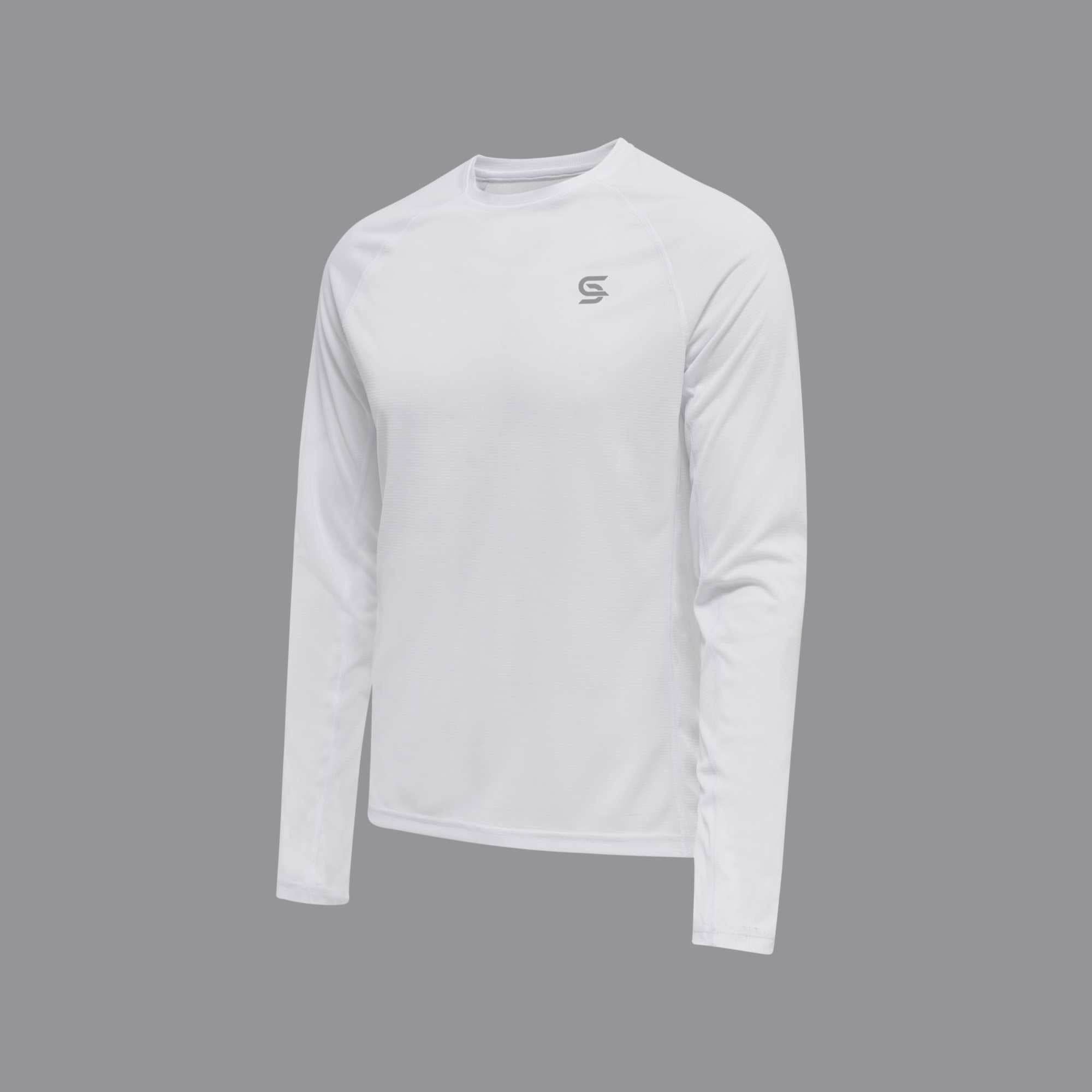 Power Running Tshirt White Men's - Sports Cartel