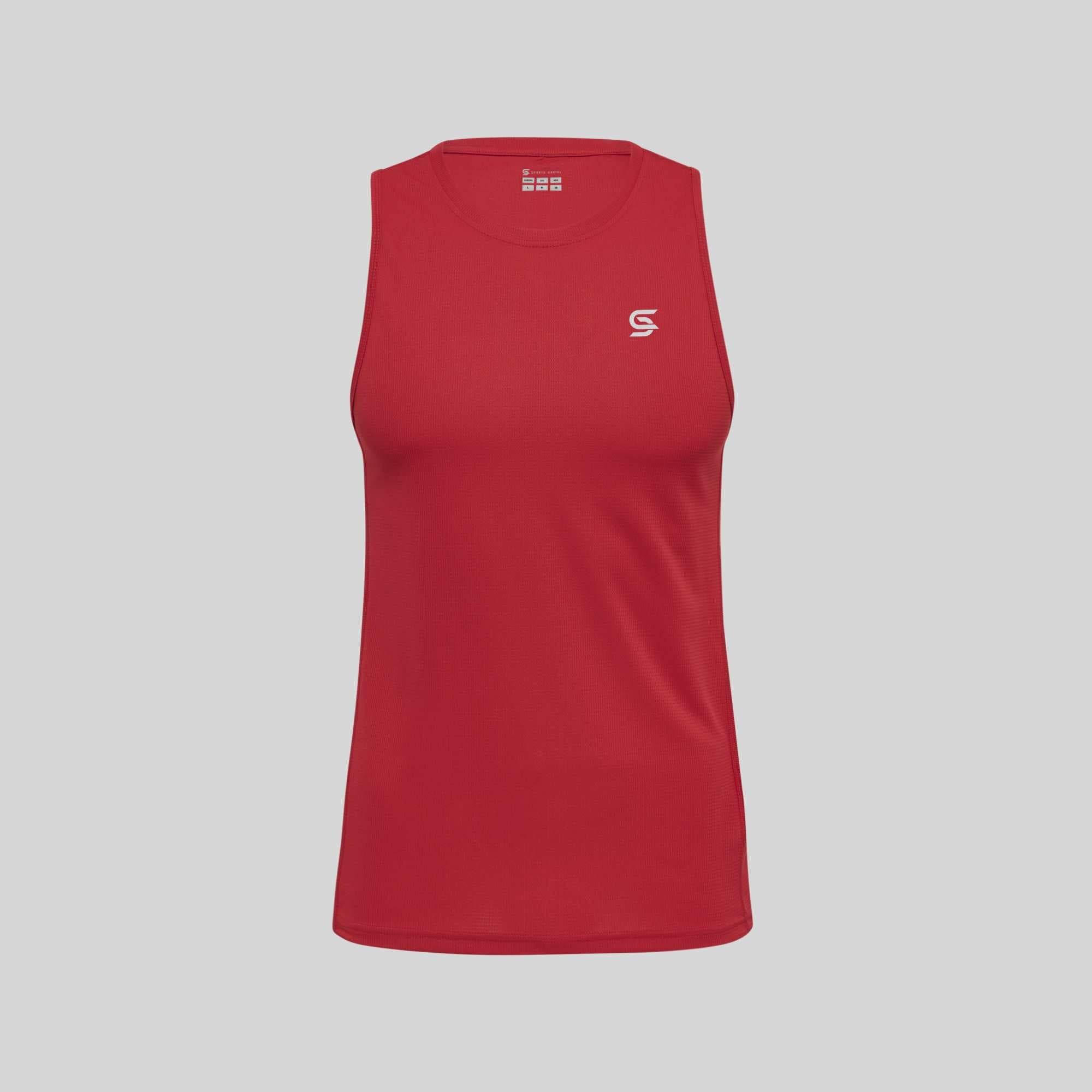 Athletic TankTop Red Men's - Sports Cartel