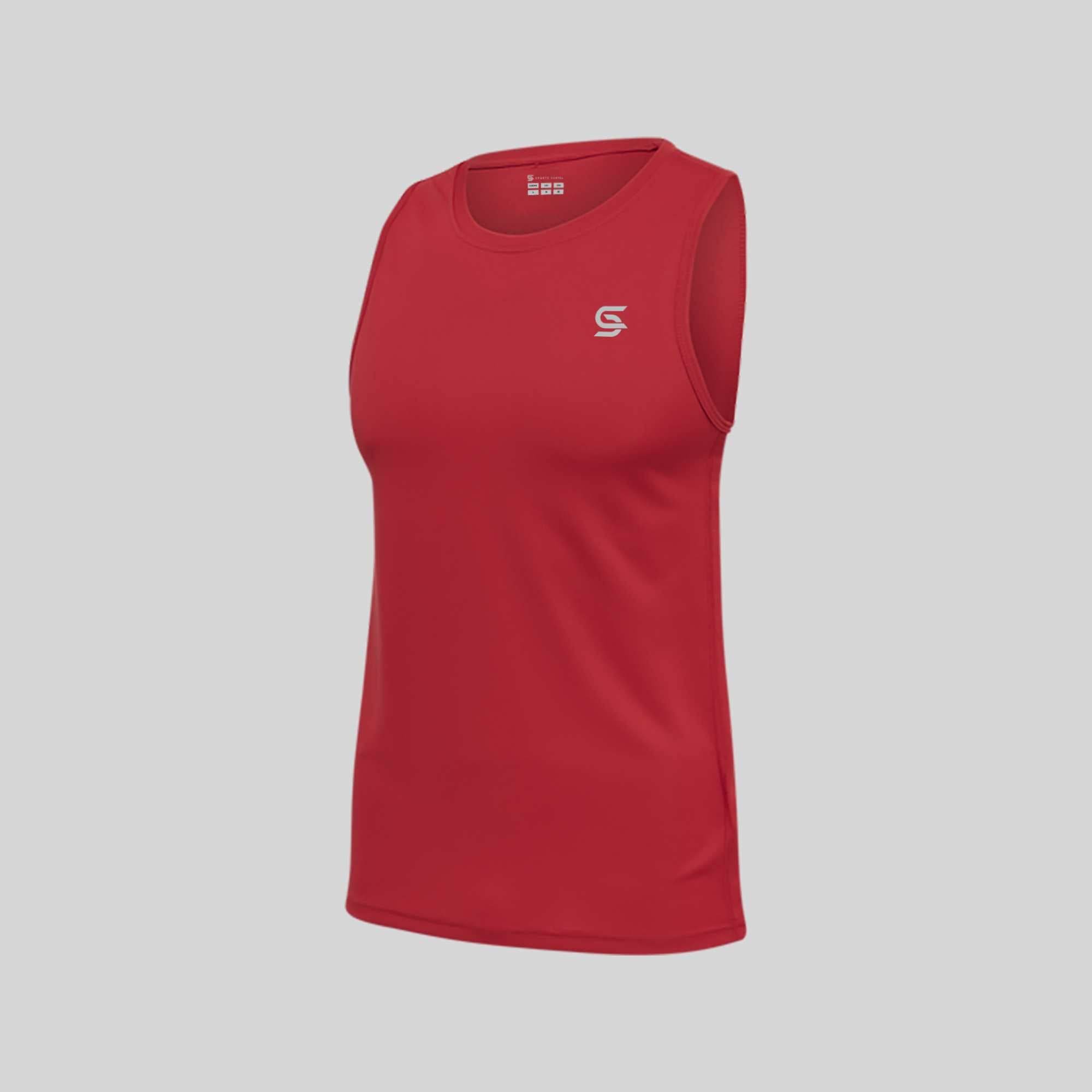Athletic TankTop Red Men's - Sports Cartel