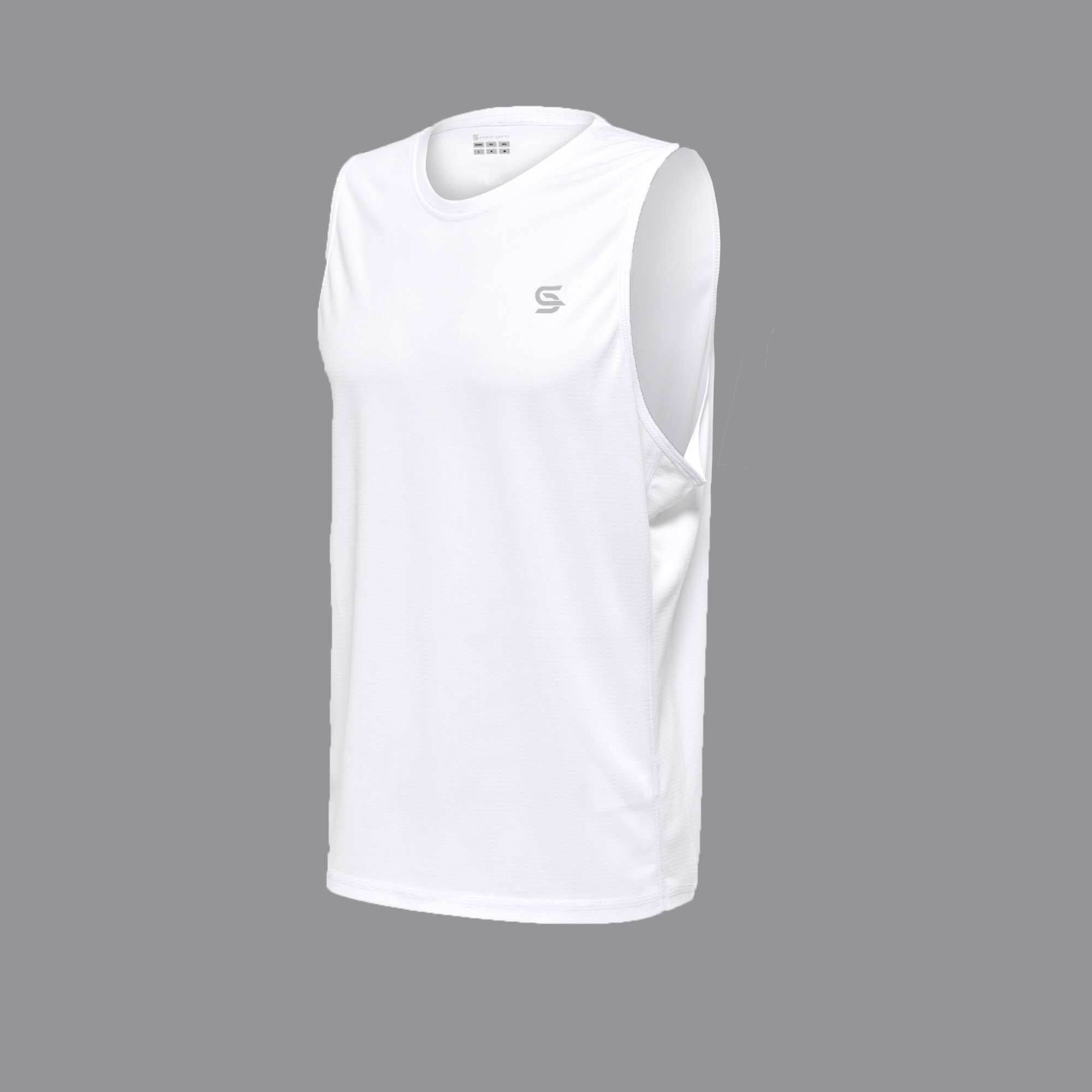 Athletic TankTop White Men's - Sports Cartel