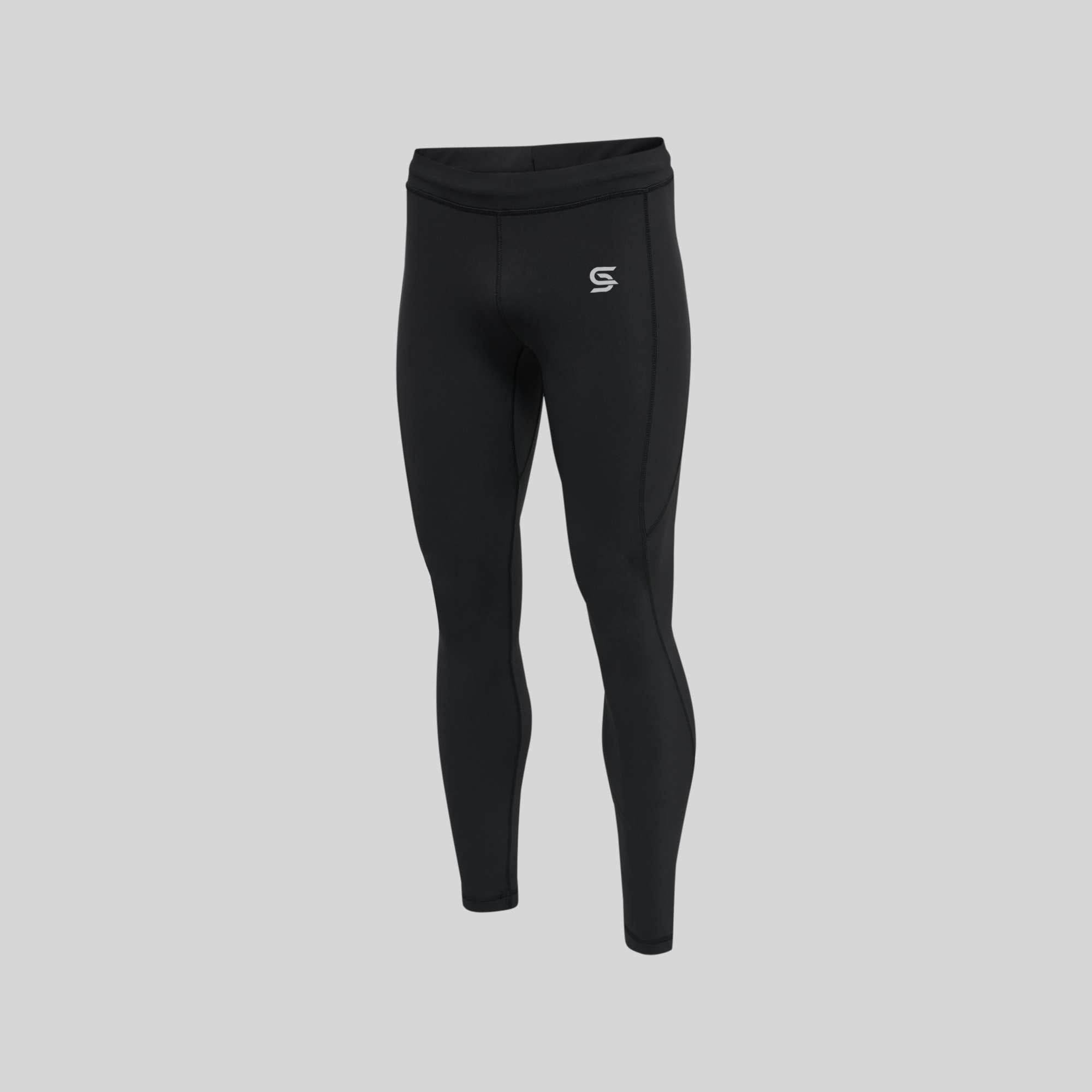 Compression Tights Black Men's - Sports Cartel
