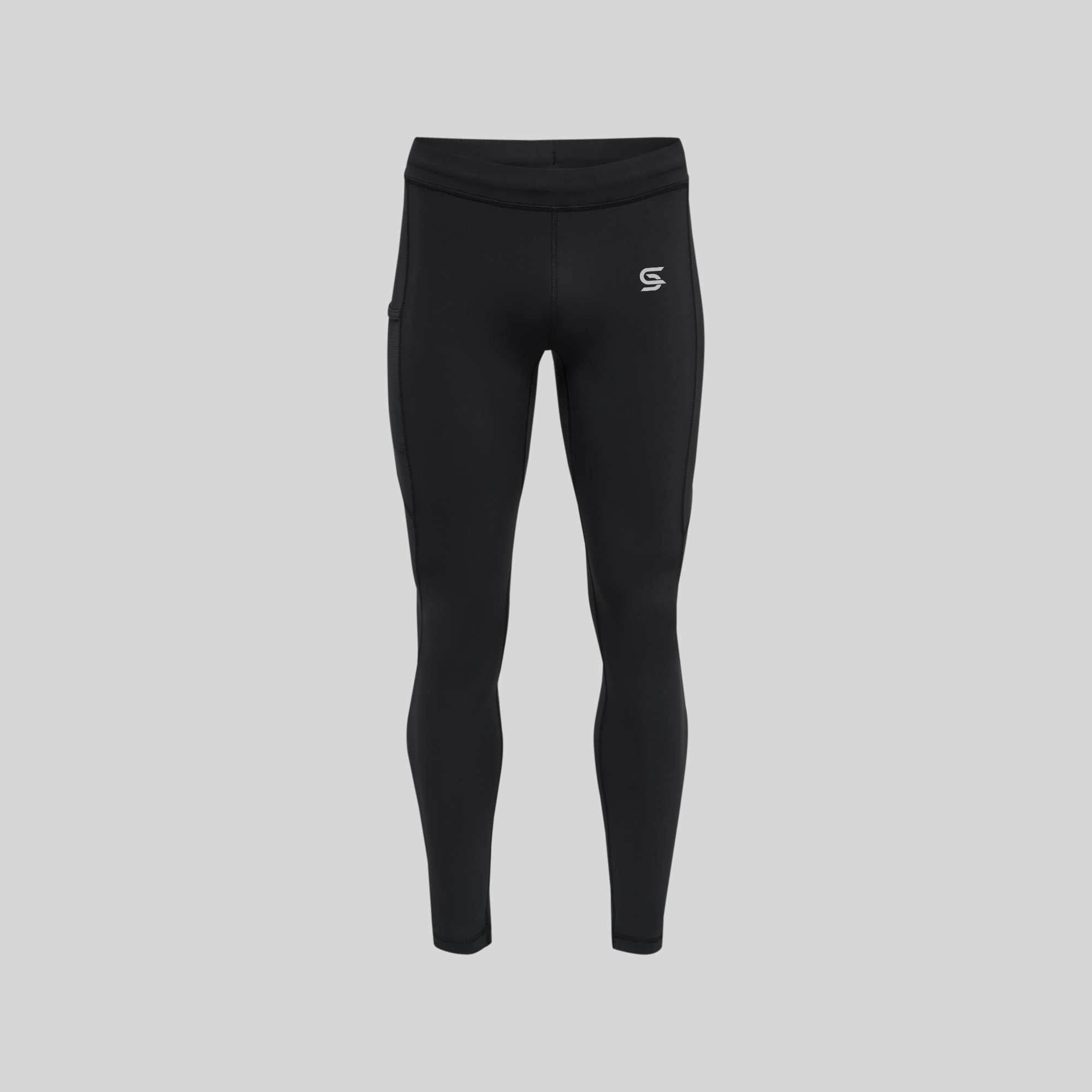 Compression Tights Black Men's - Sports Cartel