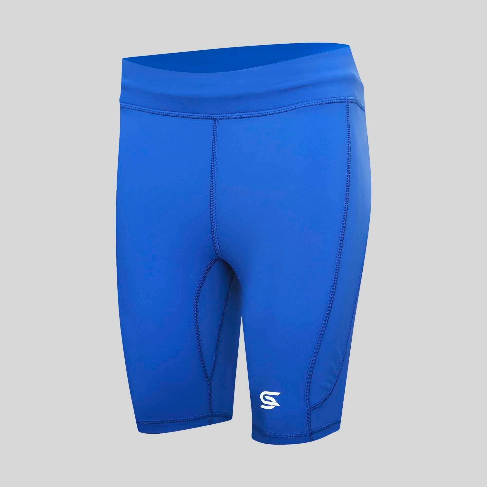 Running Shorts Blue Women's - Sports Cartel