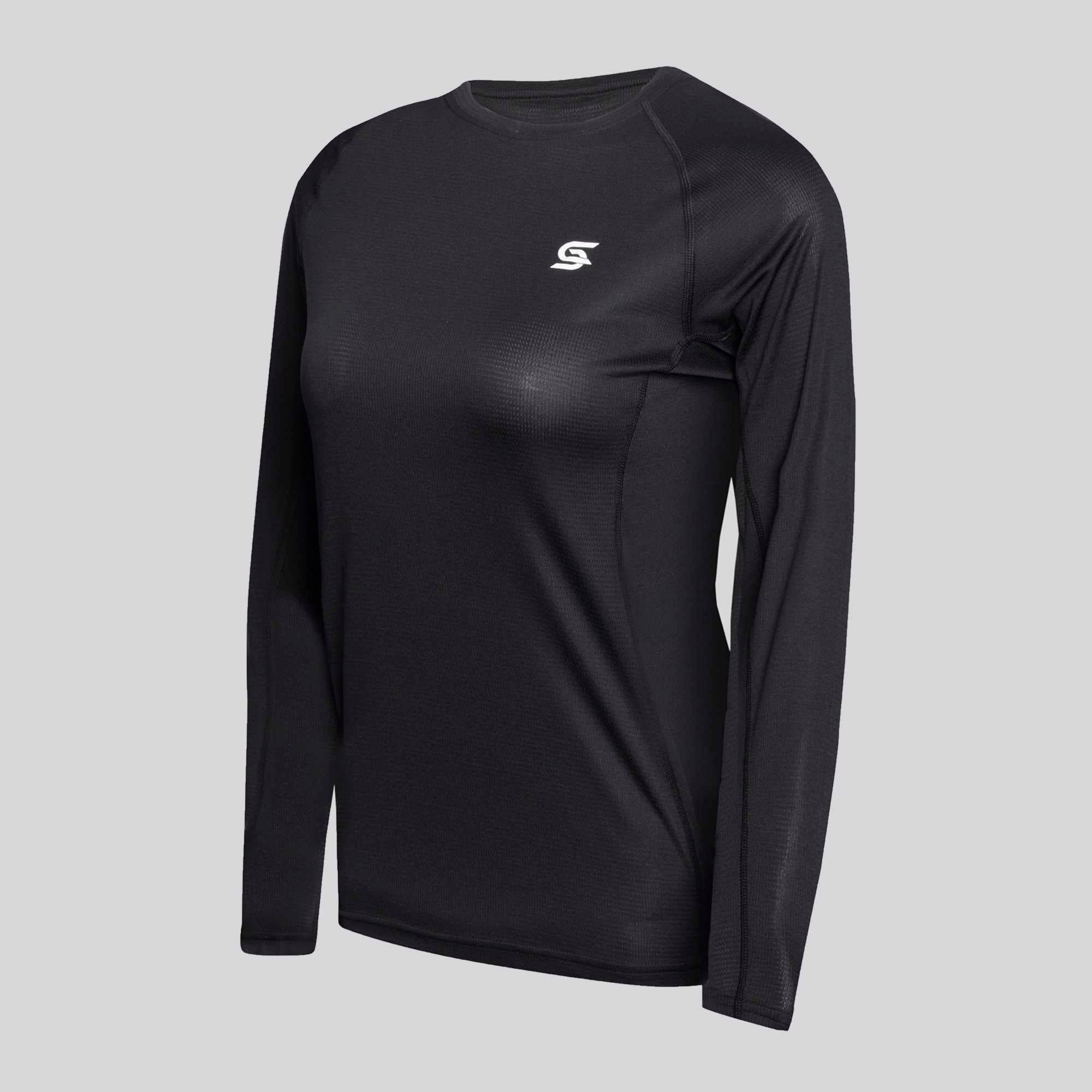 Power Running Tshirt Black Women's - Sports Cartel