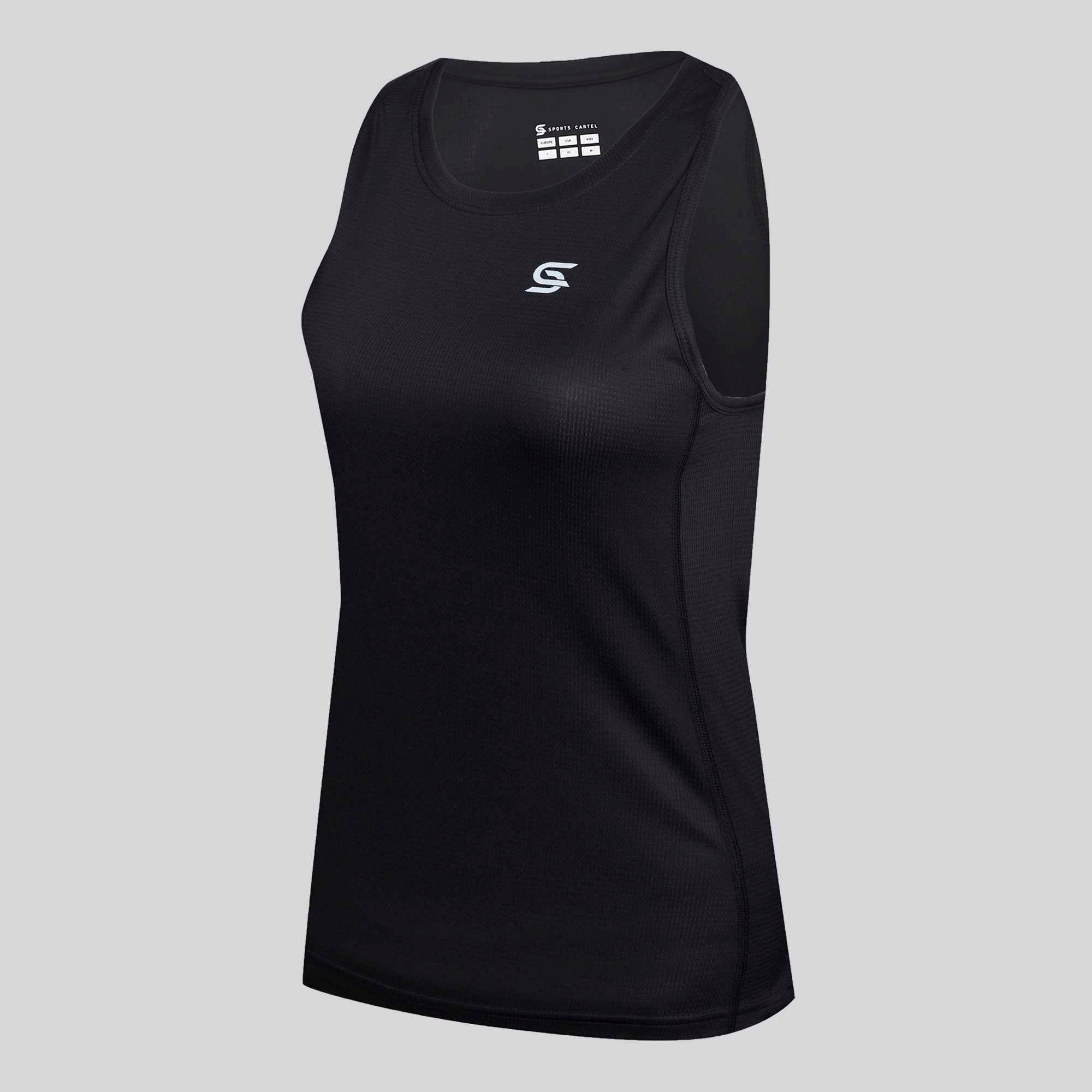 Athletic TankTop Black Women's - Sports Cartel