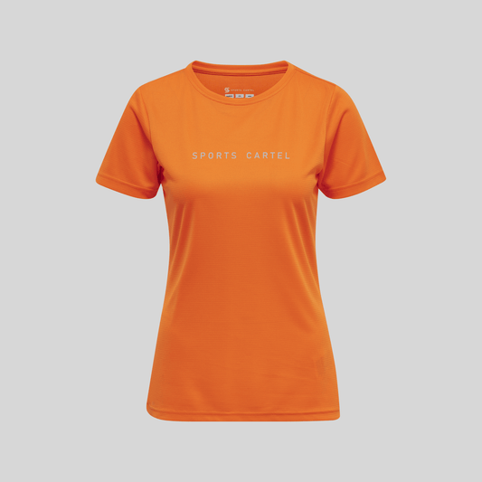 Vigor Tshirt Orange Women's - Sports Cartel