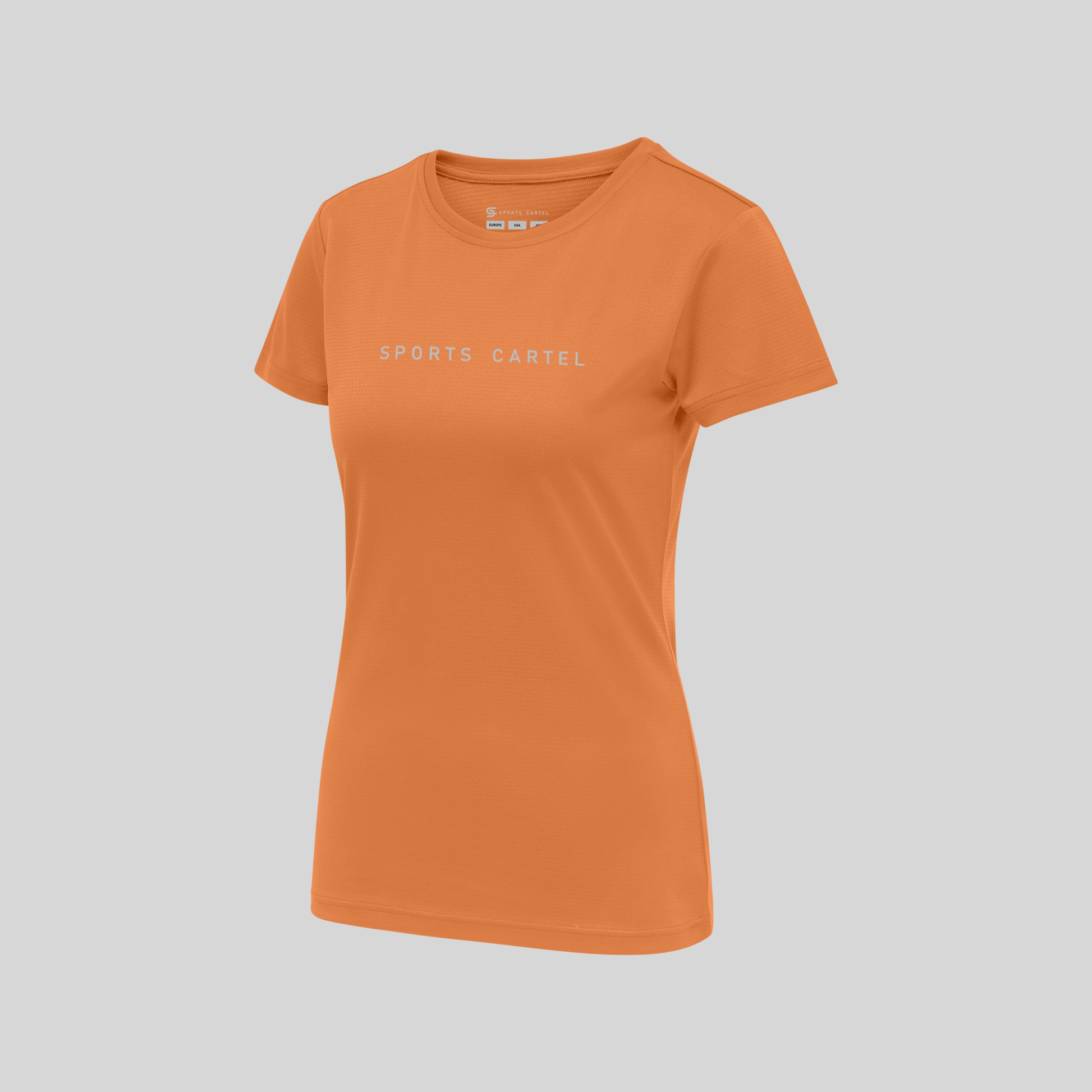 Vigor Tshirt Orange Women's - Sports Cartel