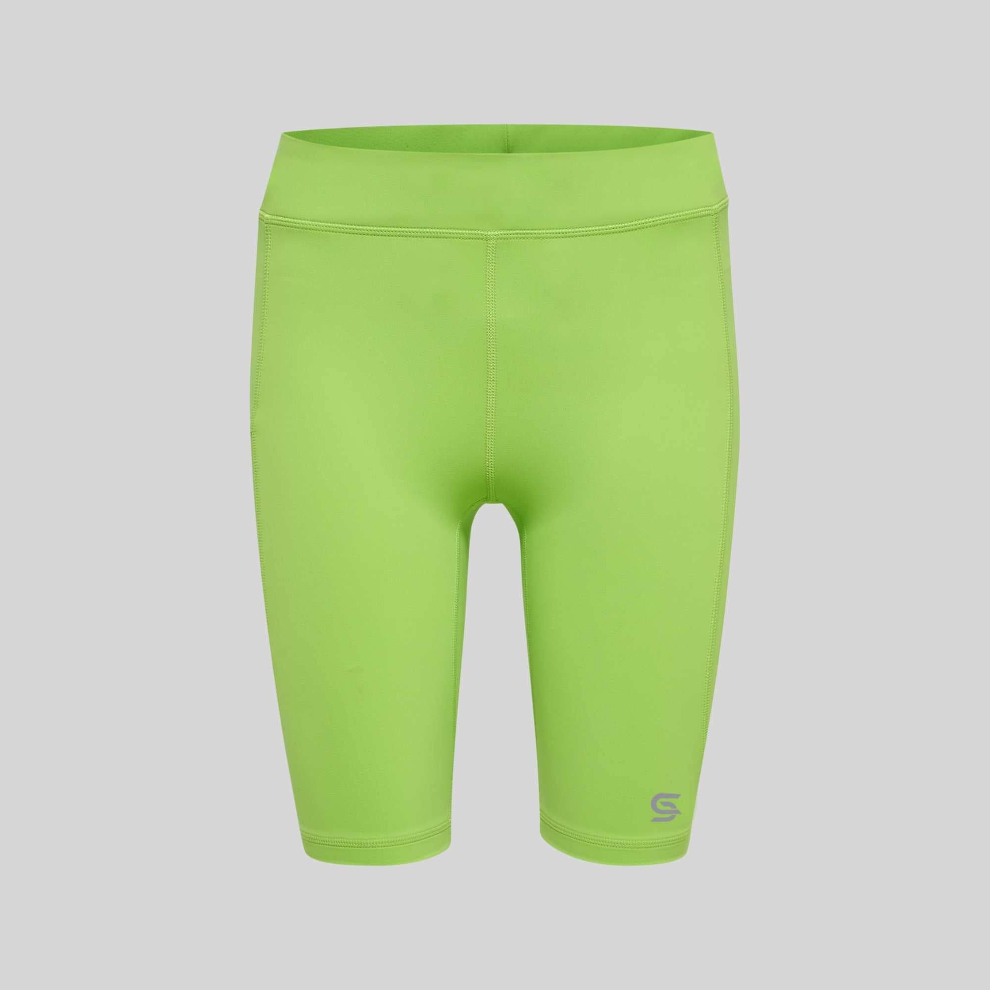 Running Shorts Green Women's - Sports Cartel