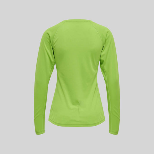 Power Running Tshirt Flou Green Women's - Sports Cartel