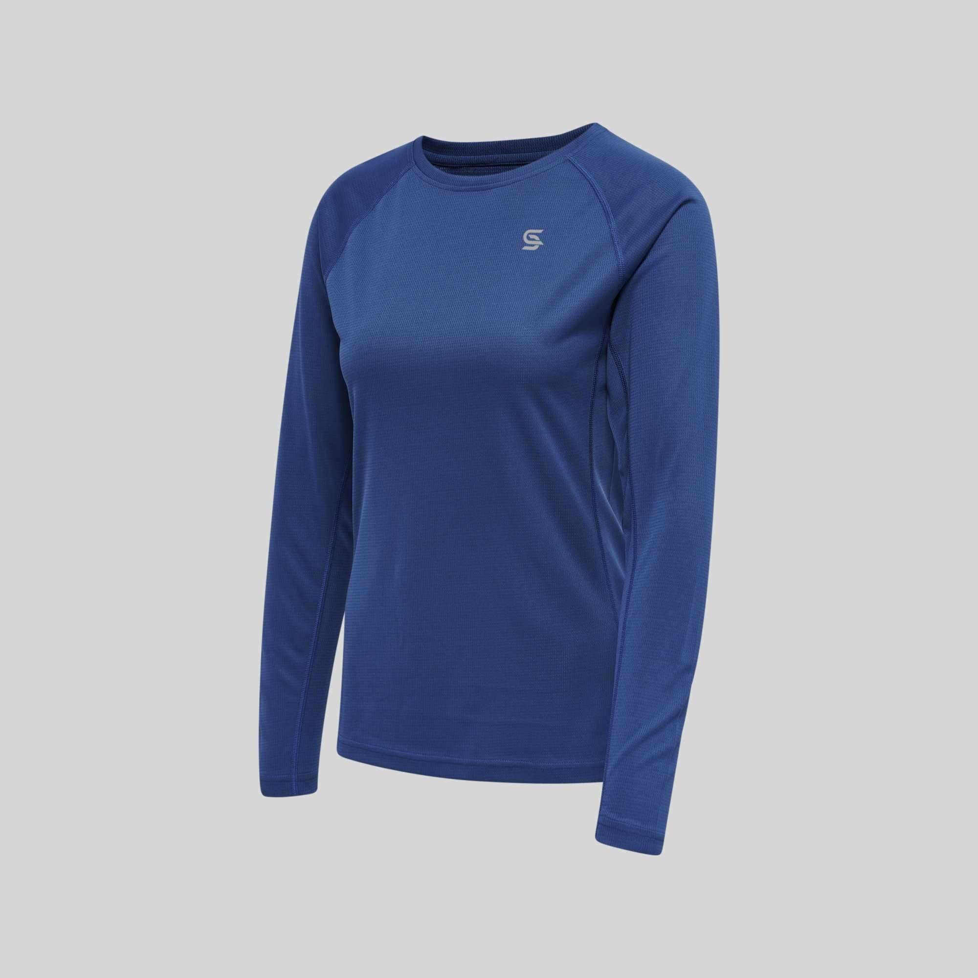 Power Running Tshirt Blue Women's - Sports Cartel