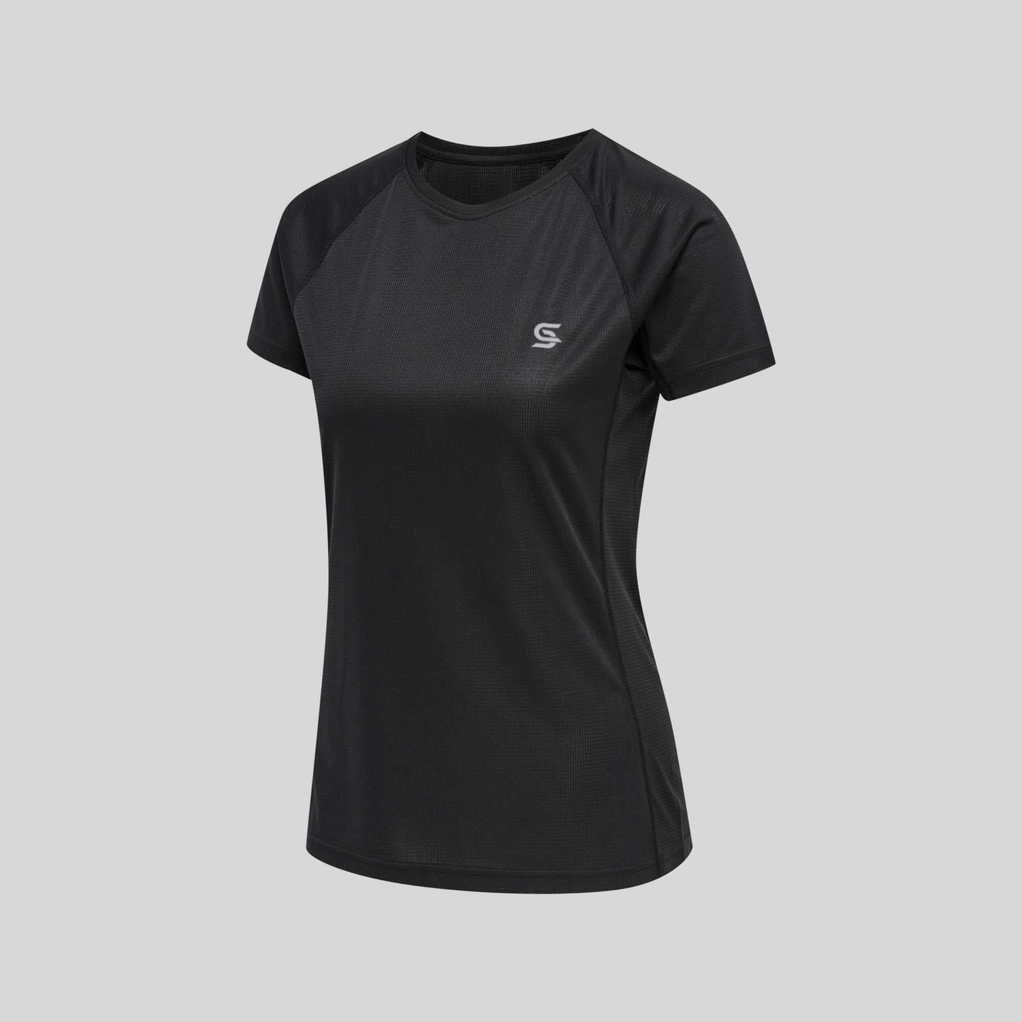 Dynamic Tshirt Black Women's - Sports Cartel