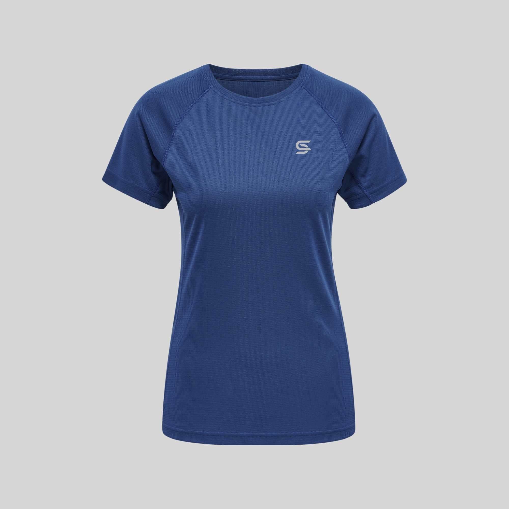 Dynamic Tshirt Blue Women's - Sports Cartel
