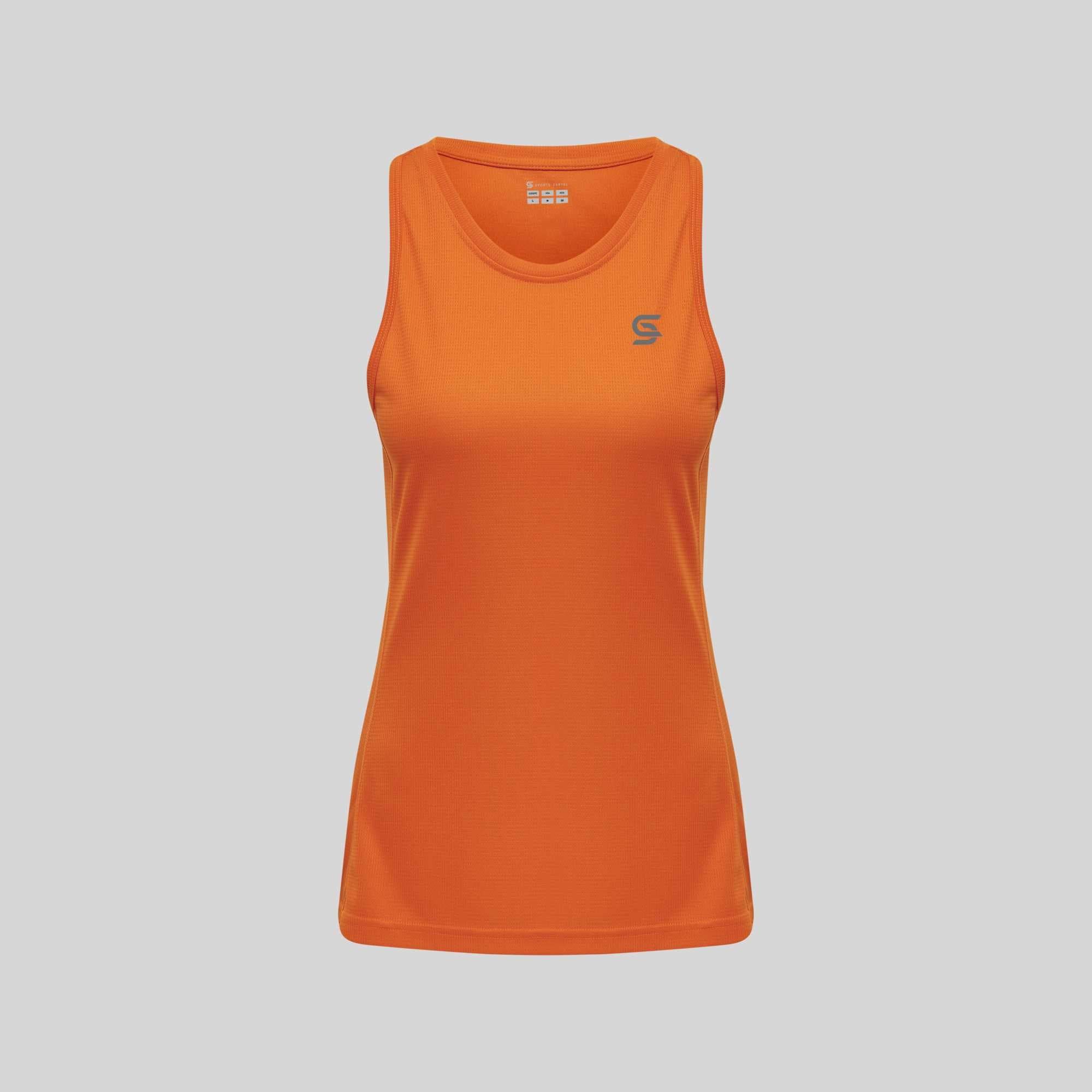 Athletic TankTop Orange Women's - Sports Cartel