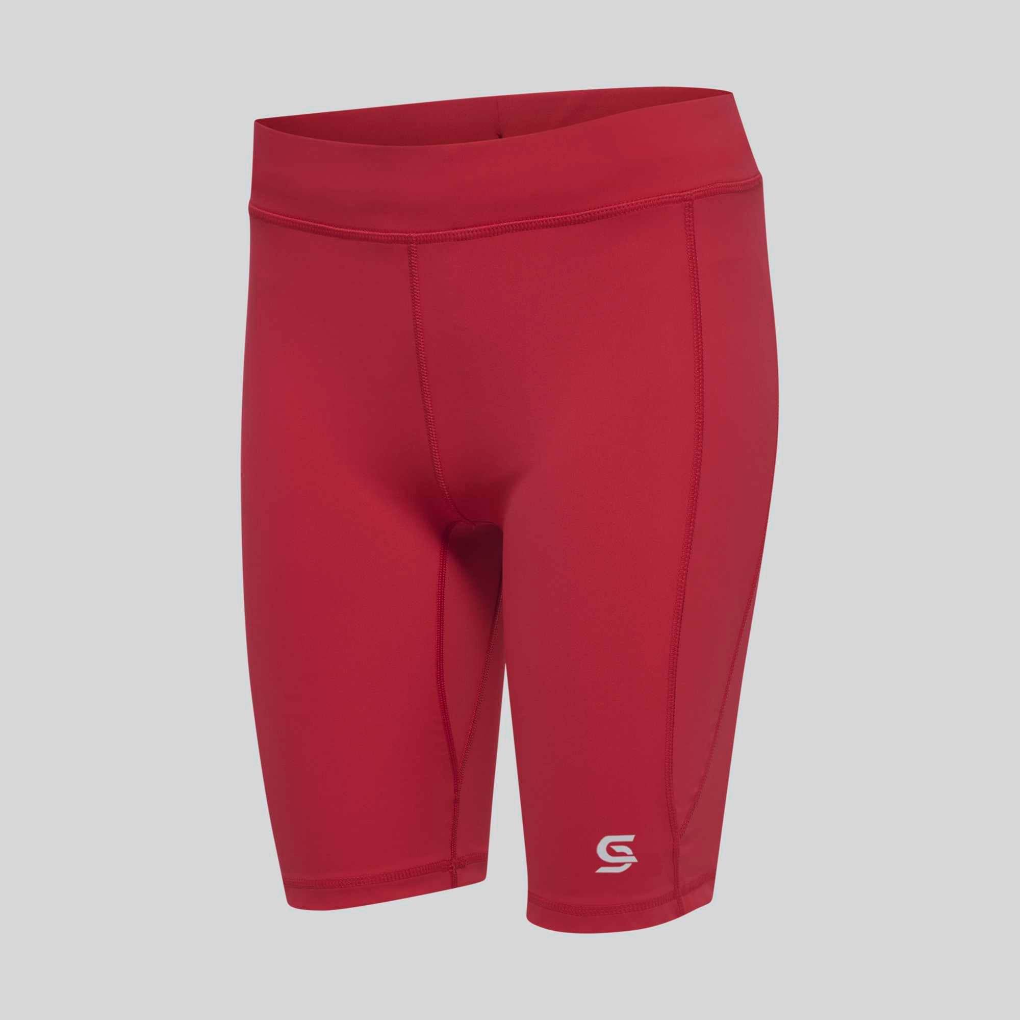 Running Shorts Red Women's - Sports Cartel