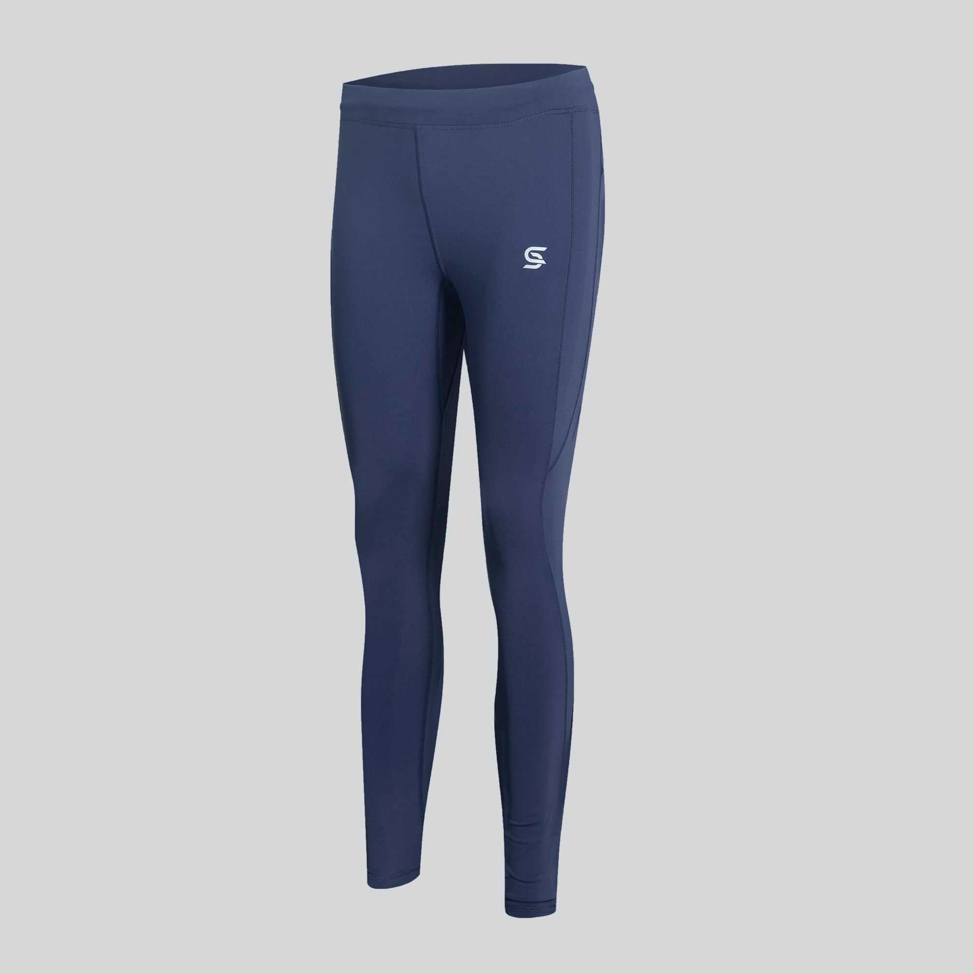Compression Tights Navy Women's - Sports Cartel