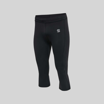 Active Knee Tights Black Women's - Sports Cartel