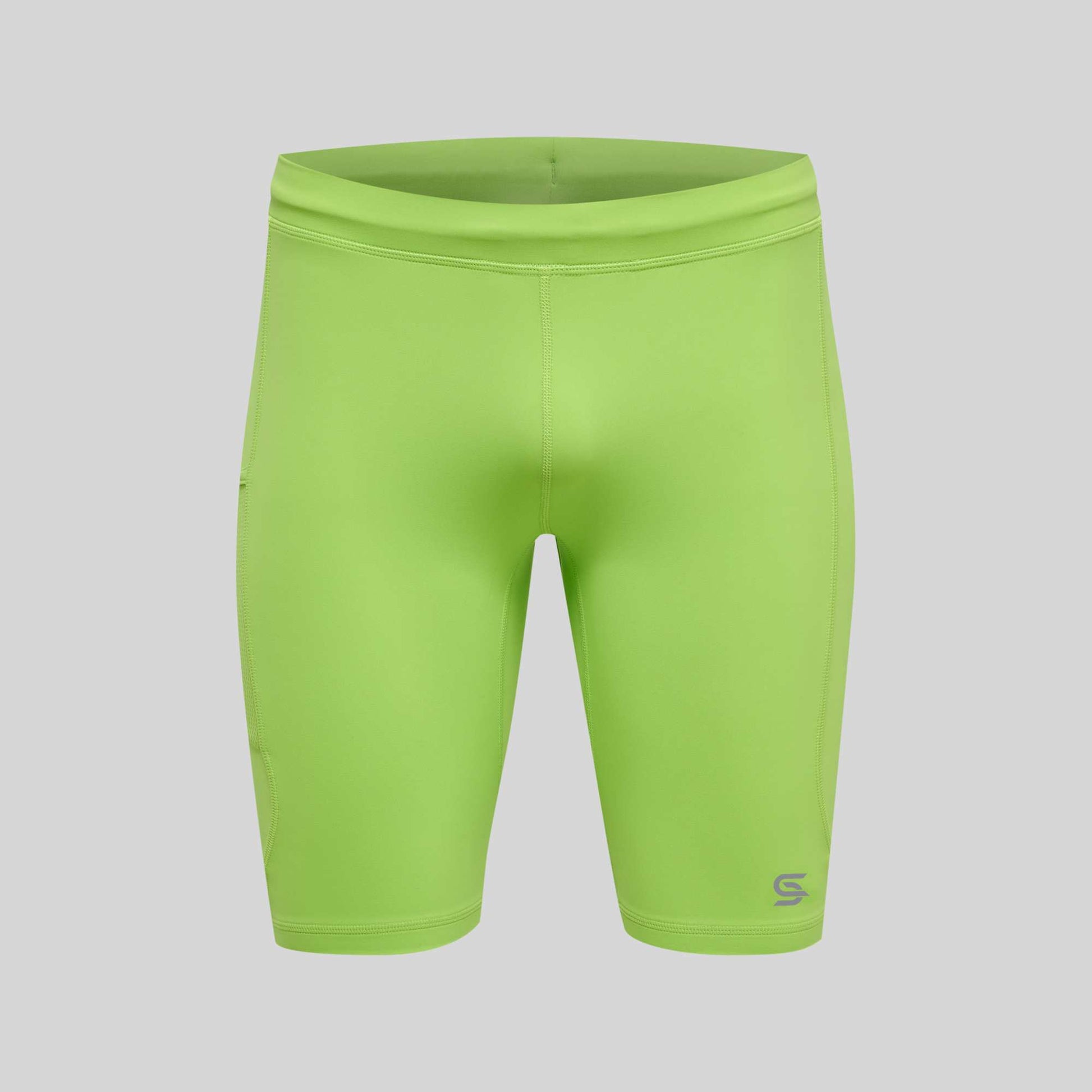 Running Shorts Flou Green Men's - Sports Cartel