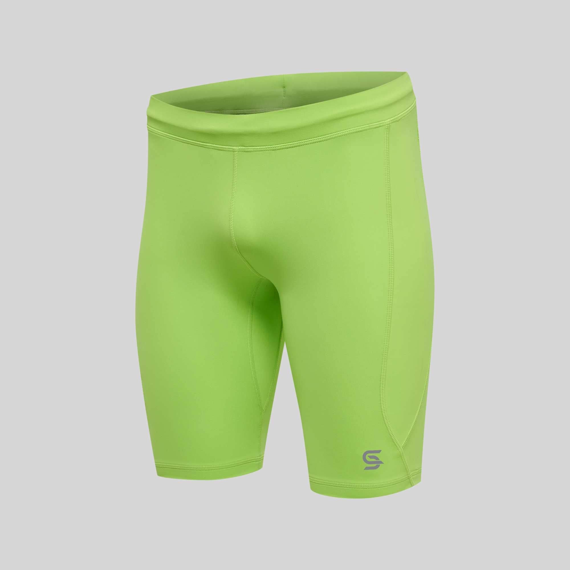 Running Shorts Flou Green Men's - Sports Cartel