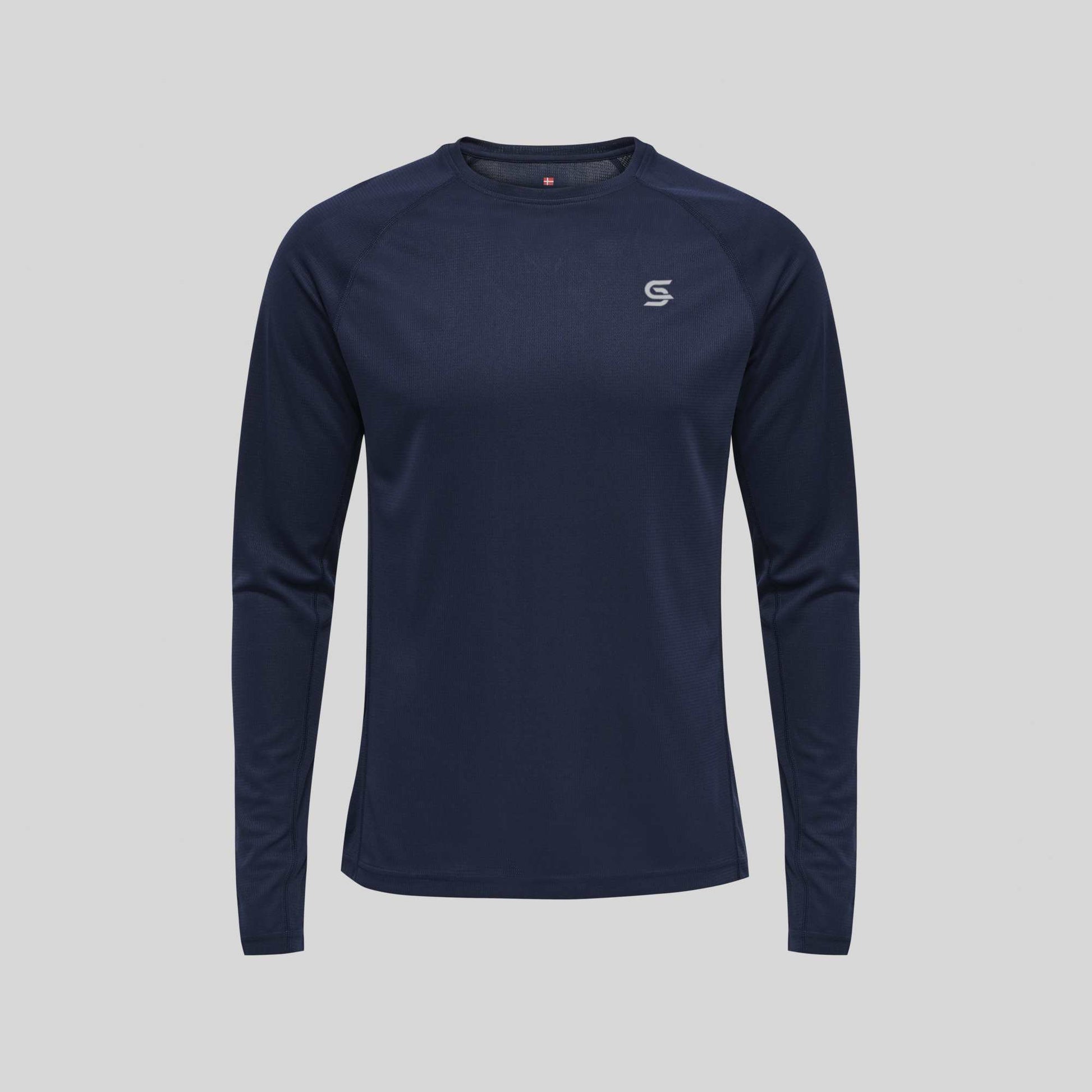 Power Running Tshirt Navy Men's - Sports Cartel