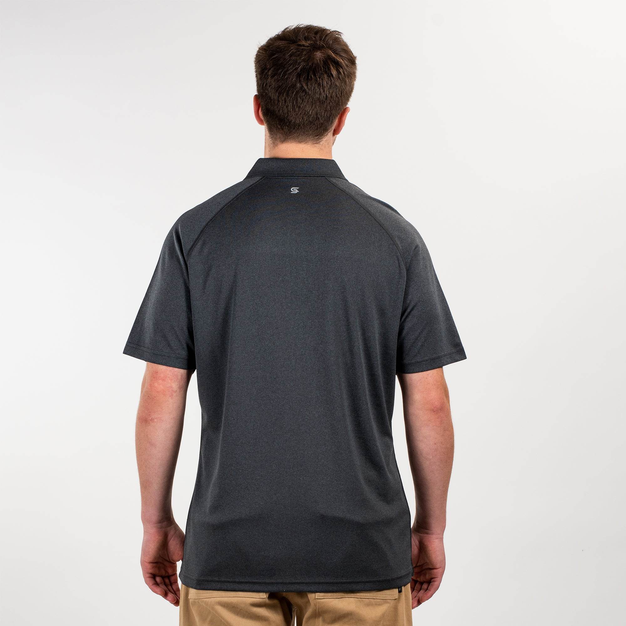 Dynamic Polo Grey Men's - Sports Cartel
