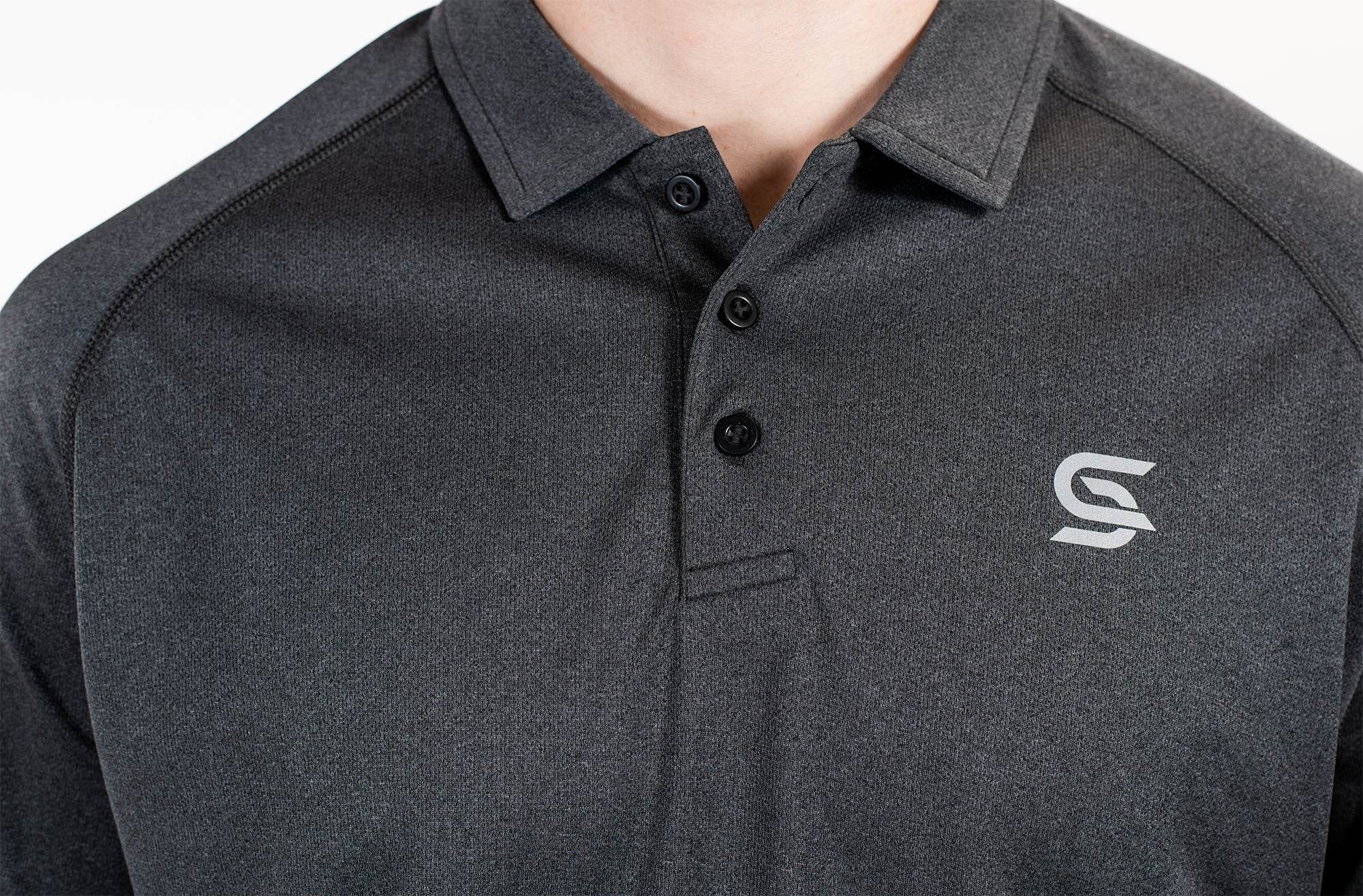 Dynamic Polo Grey Men's - Sports Cartel