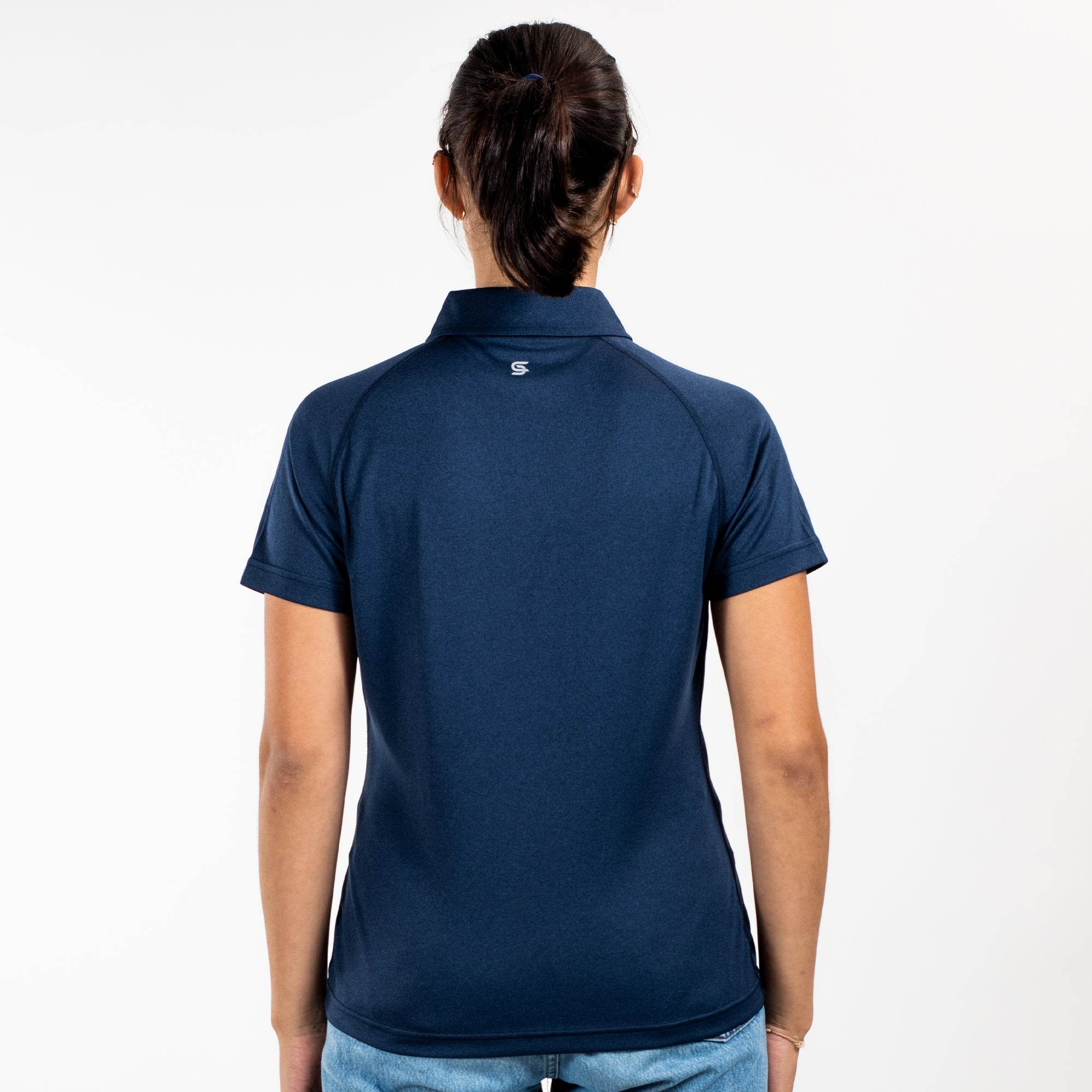 Dynamic Polo Navy Women's - Sports Cartel