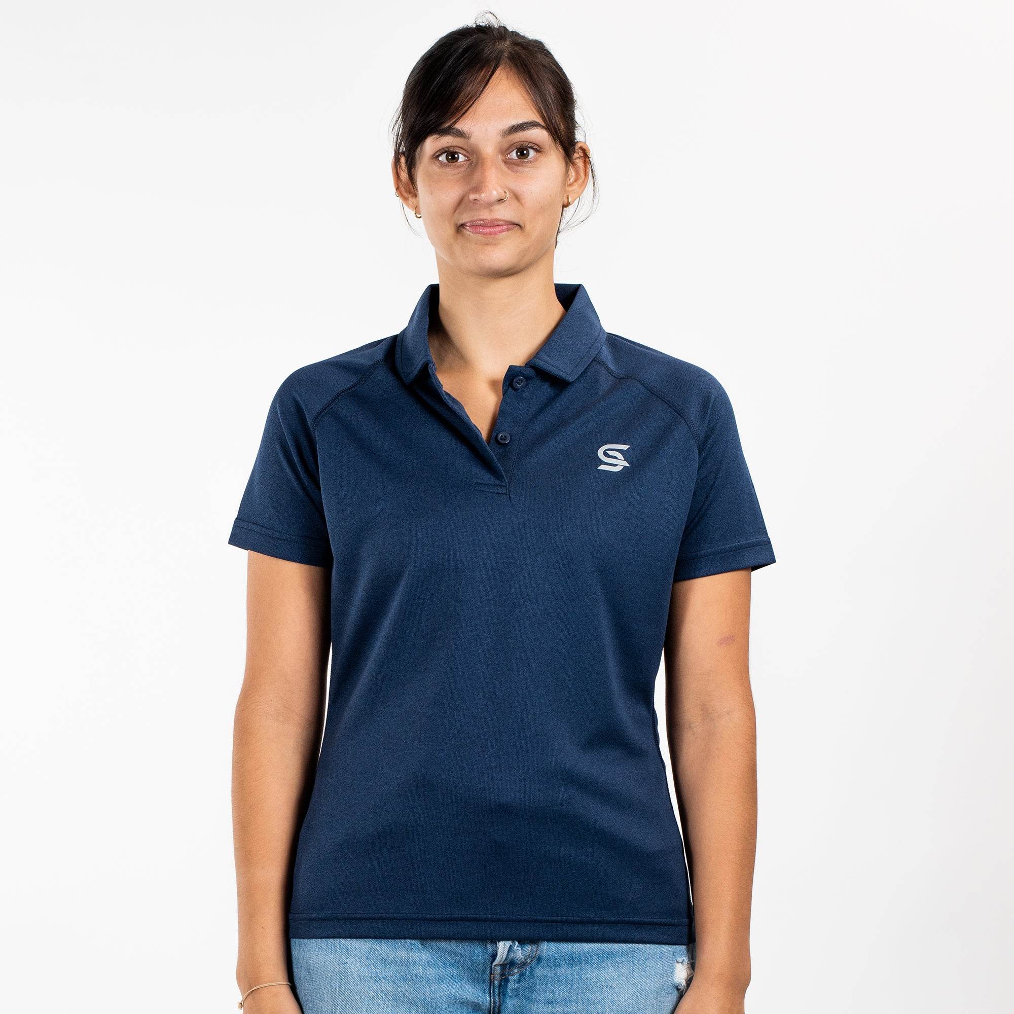 Dynamic Polo Navy Women's - Sports Cartel