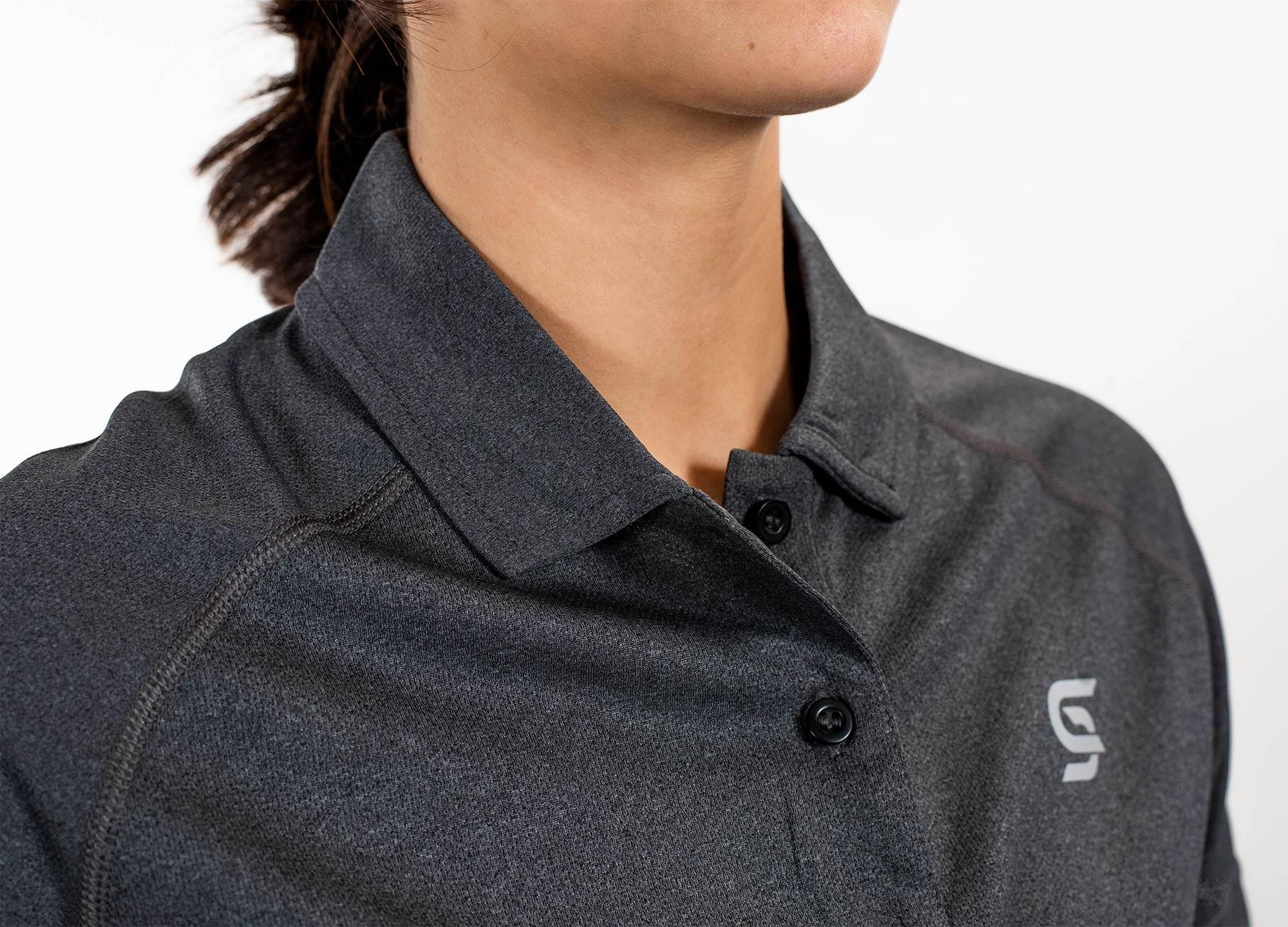 Dynamic Polo Grey Women's - Sports Cartel