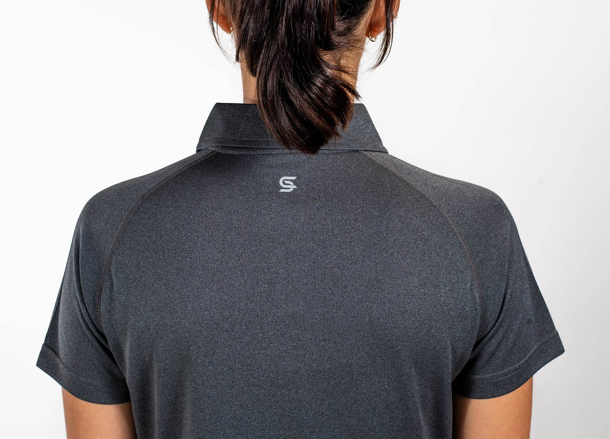 Dynamic Polo Grey Women's - Sports Cartel