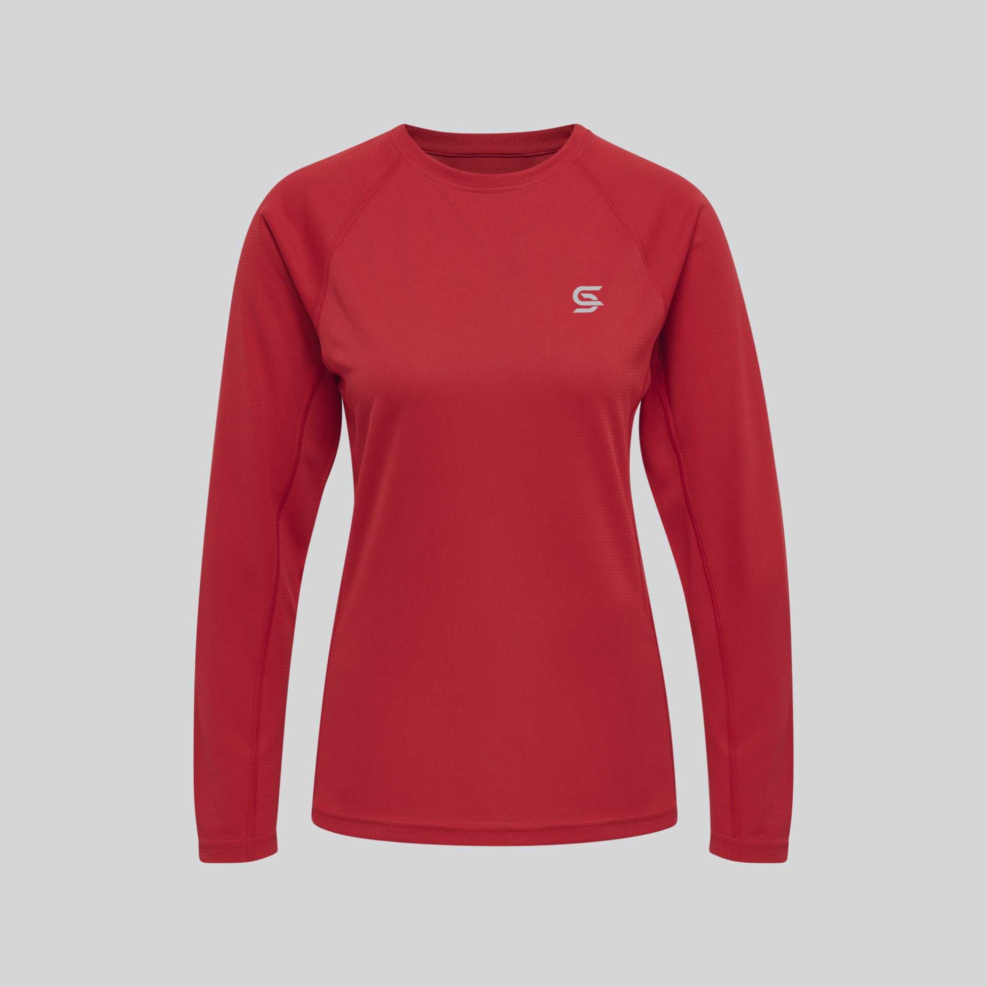 Power Running Tshirt Red Women's - Sports Cartel